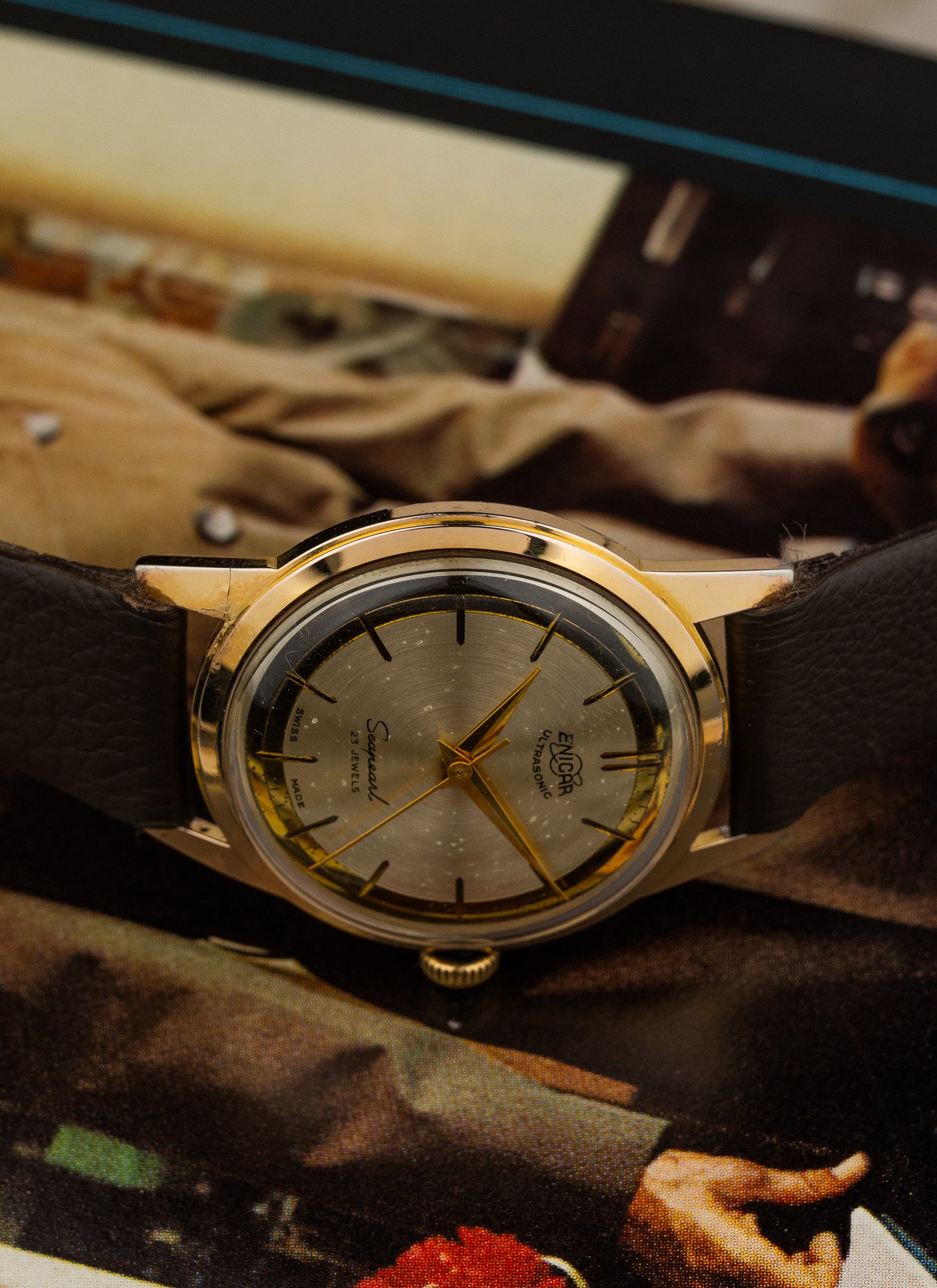 1957 Enicar Ultrasonic Seapearl 100/92 cal. AR 1010 Serviced