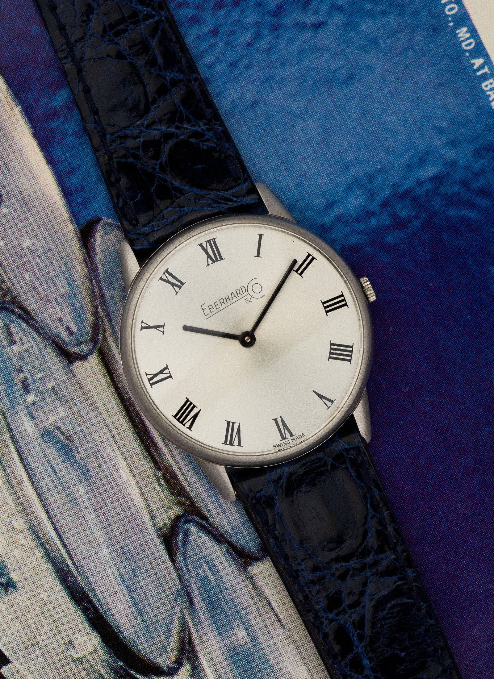 1960s 18K Eberhard & Co. White Gold 23144.266 cal. 232