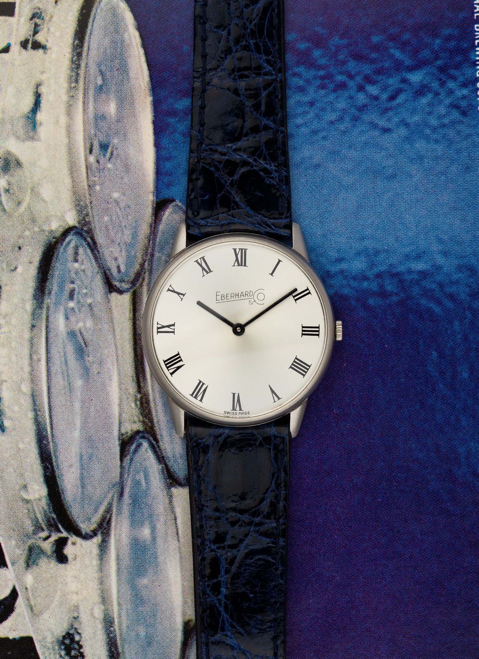 1960s 18K Eberhard & Co. White Gold 23144.266 cal. 232