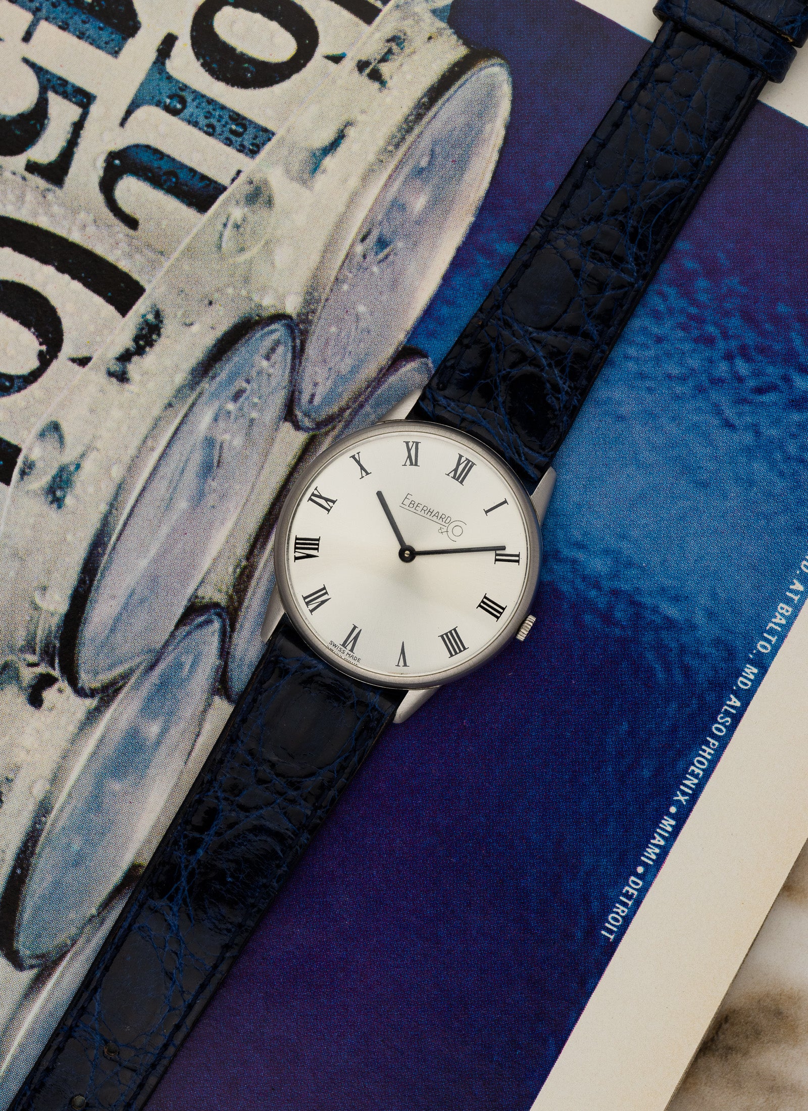 1960s 18K Eberhard & Co. White Gold 23144.266 cal. 232