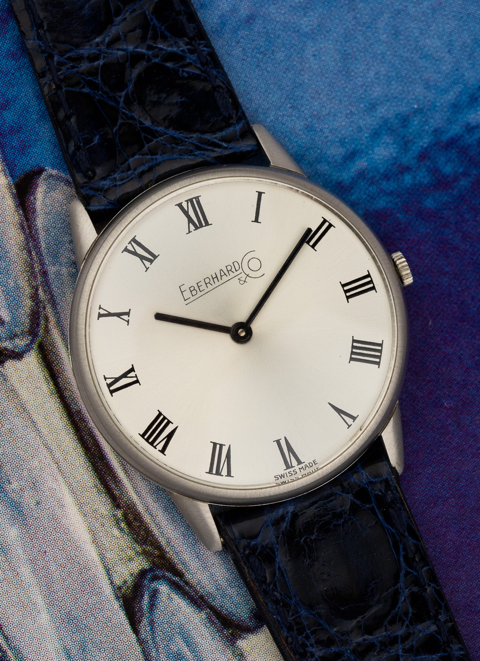1960s 18K Eberhard & Co. White Gold 23144.266 cal. 232