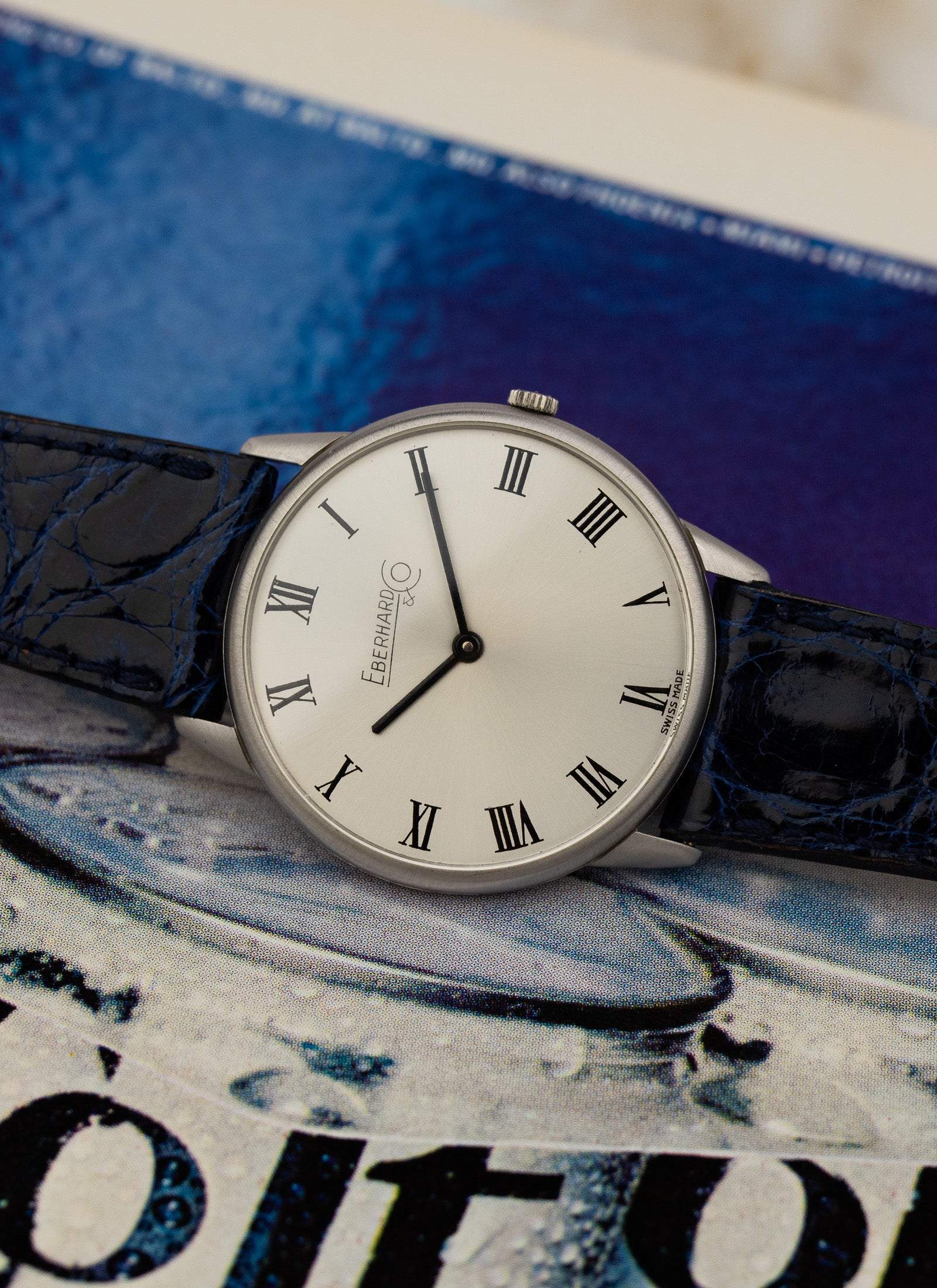 1960s 18K Eberhard & Co. White Gold 23144.266 cal. 232