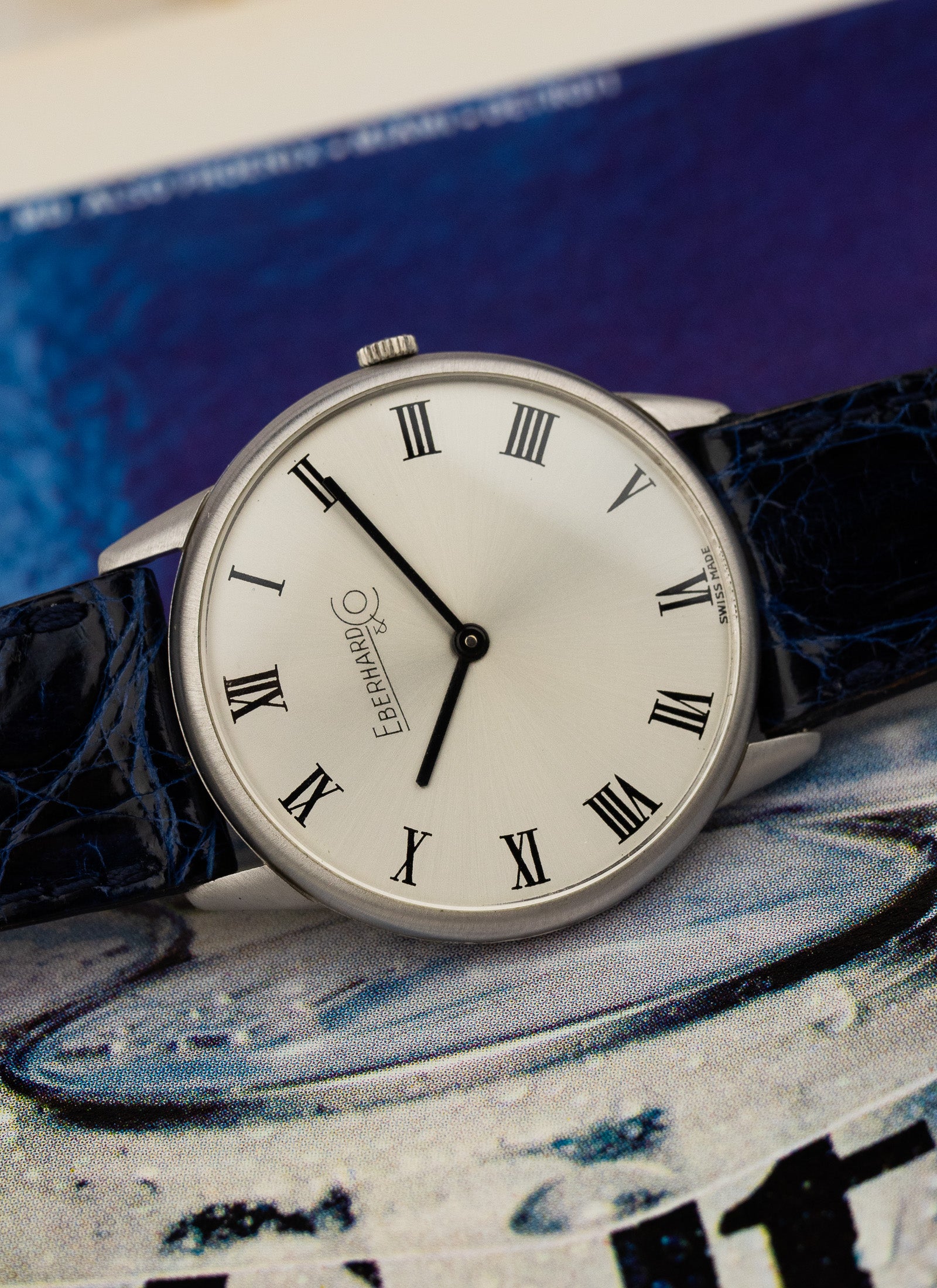 1960s 18K Eberhard & Co. White Gold 23144.266 cal. 232
