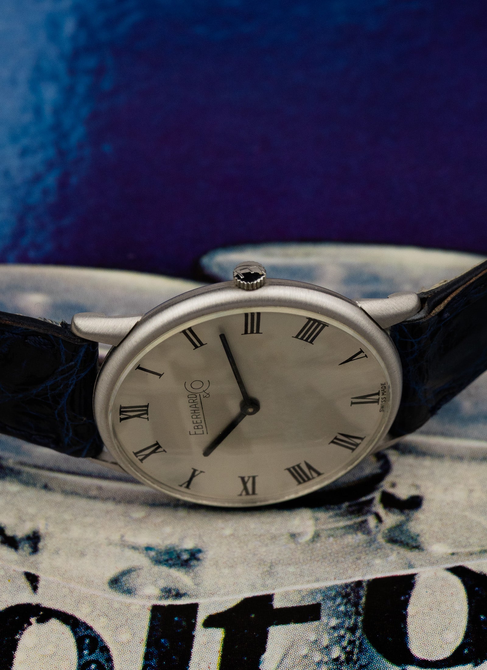 1960s 18K Eberhard & Co. White Gold 23144.266 cal. 232