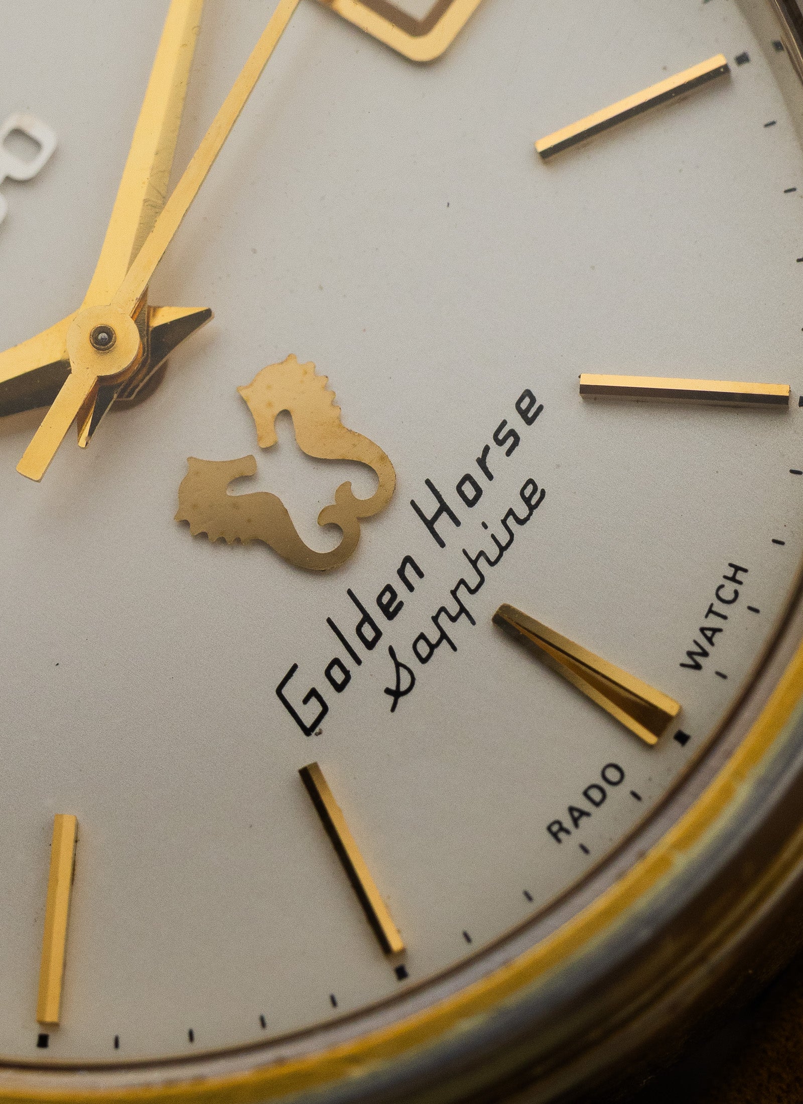 1980s Rado Golden Horse Sapphire Serviced