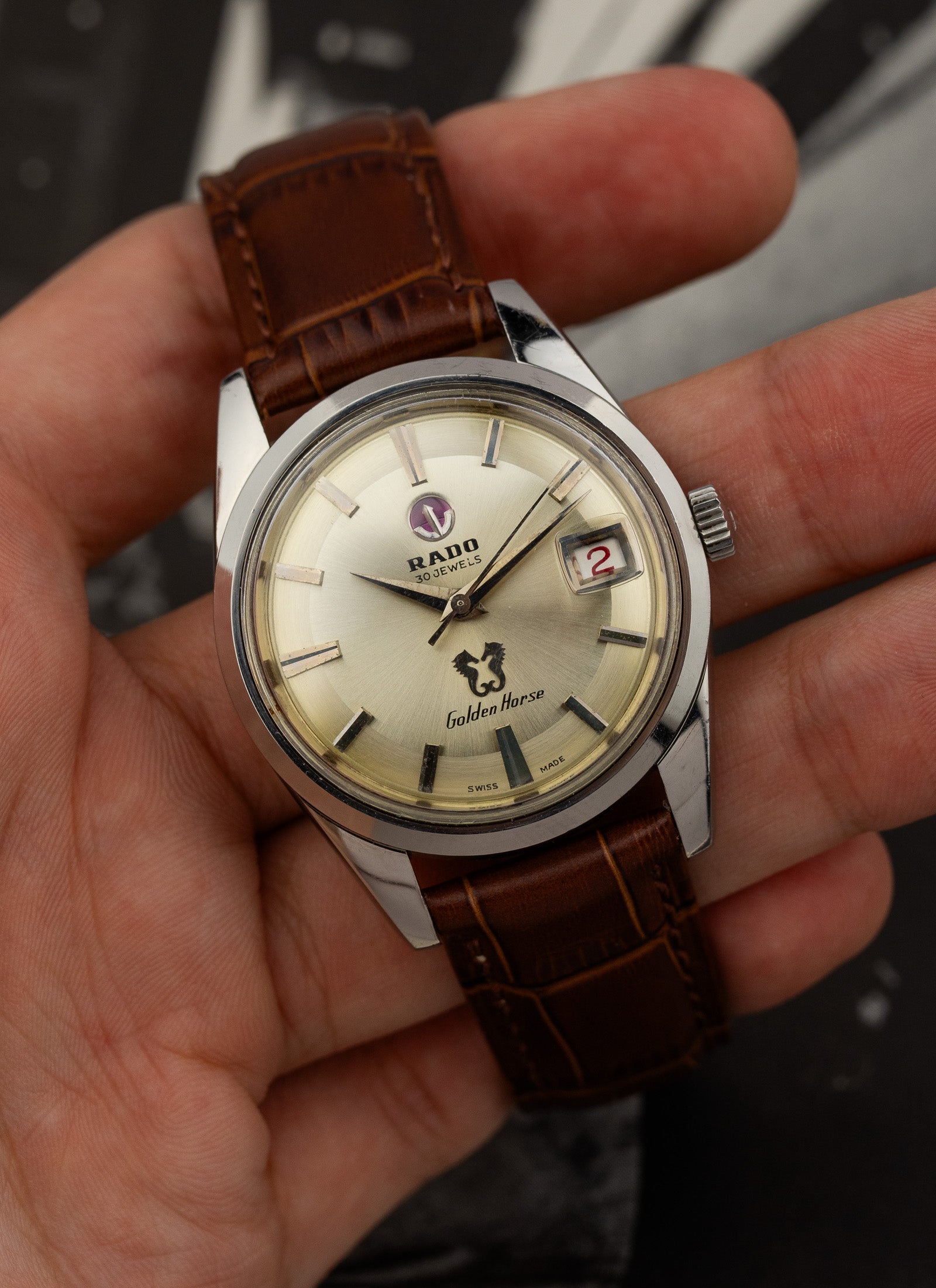 1960s Rado Golden Horse 11675 Serviced