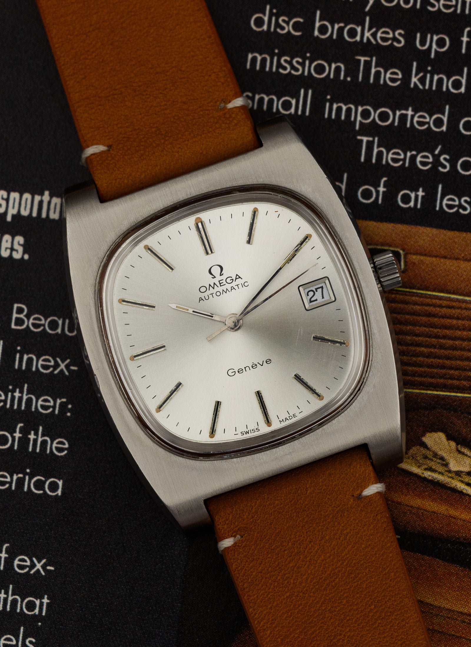1974 Omega Geneve TV Dial 166.0190 cal. 1012 Serviced
