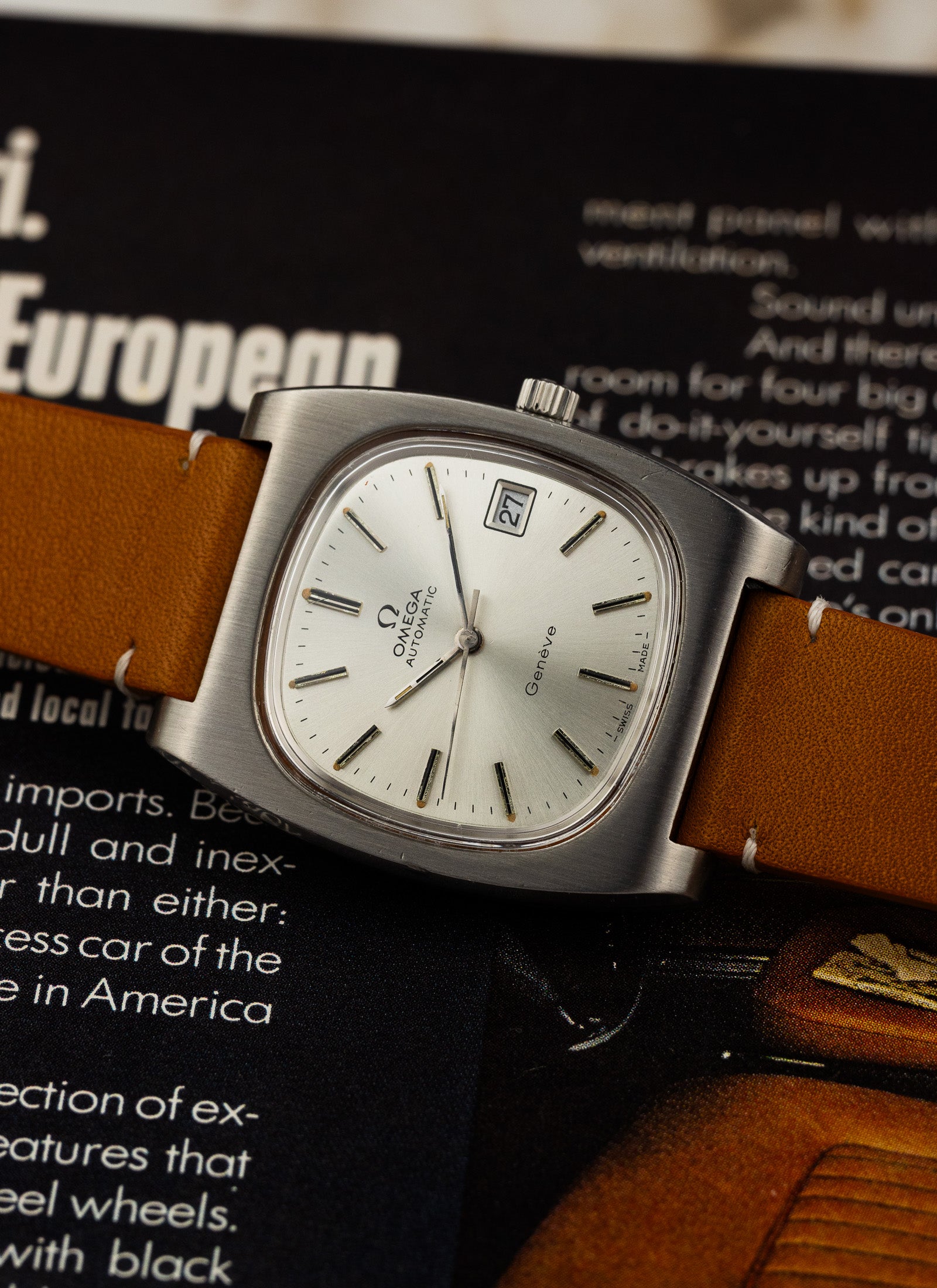 1974 Omega Geneve TV Dial 166.0190 cal. 1012 Serviced