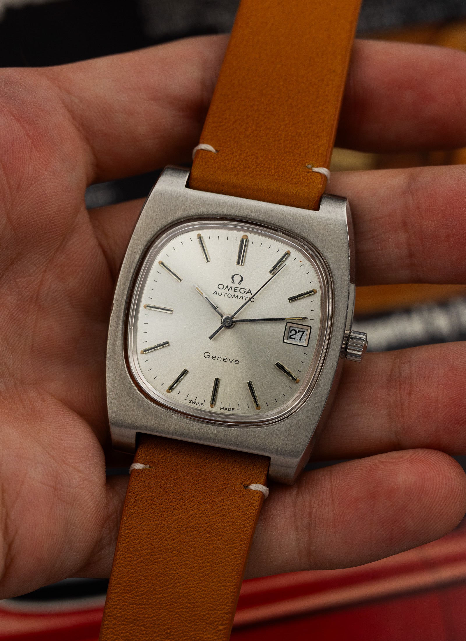 1974 Omega Geneve TV Dial 166.0190 cal. 1012 Serviced