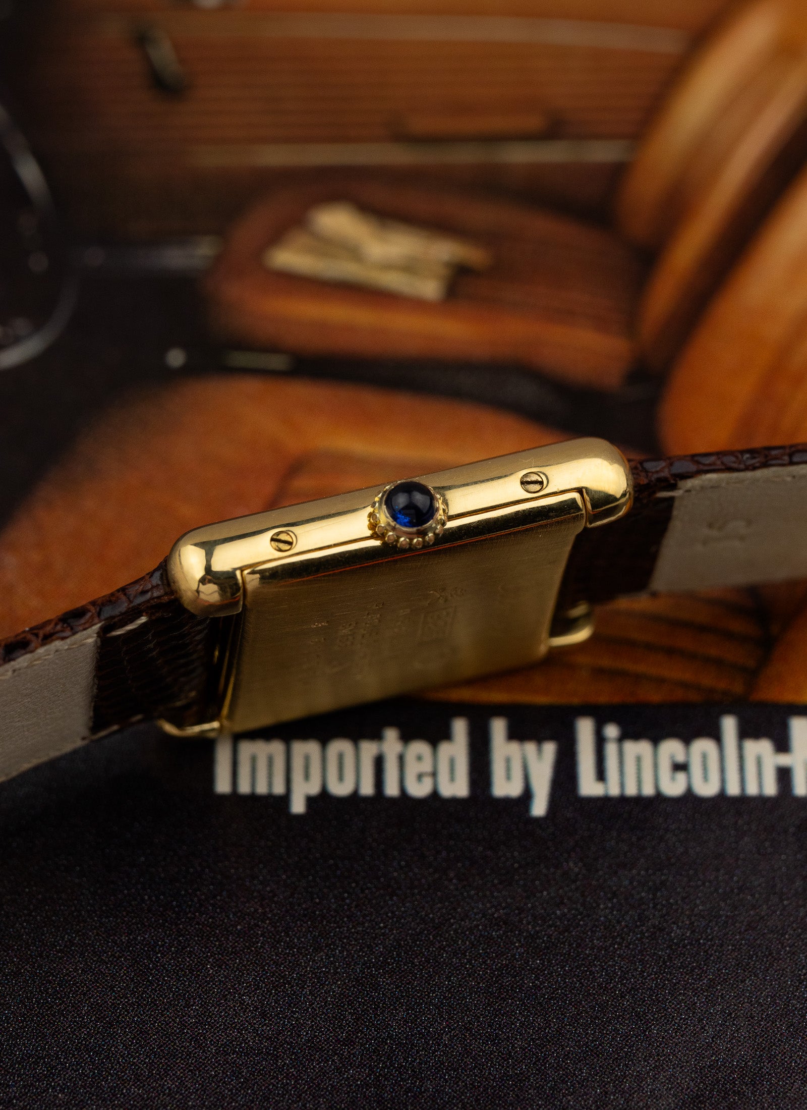 1980s Lady Cartier Must Tank Lemon Dial Manual Winding Serviced