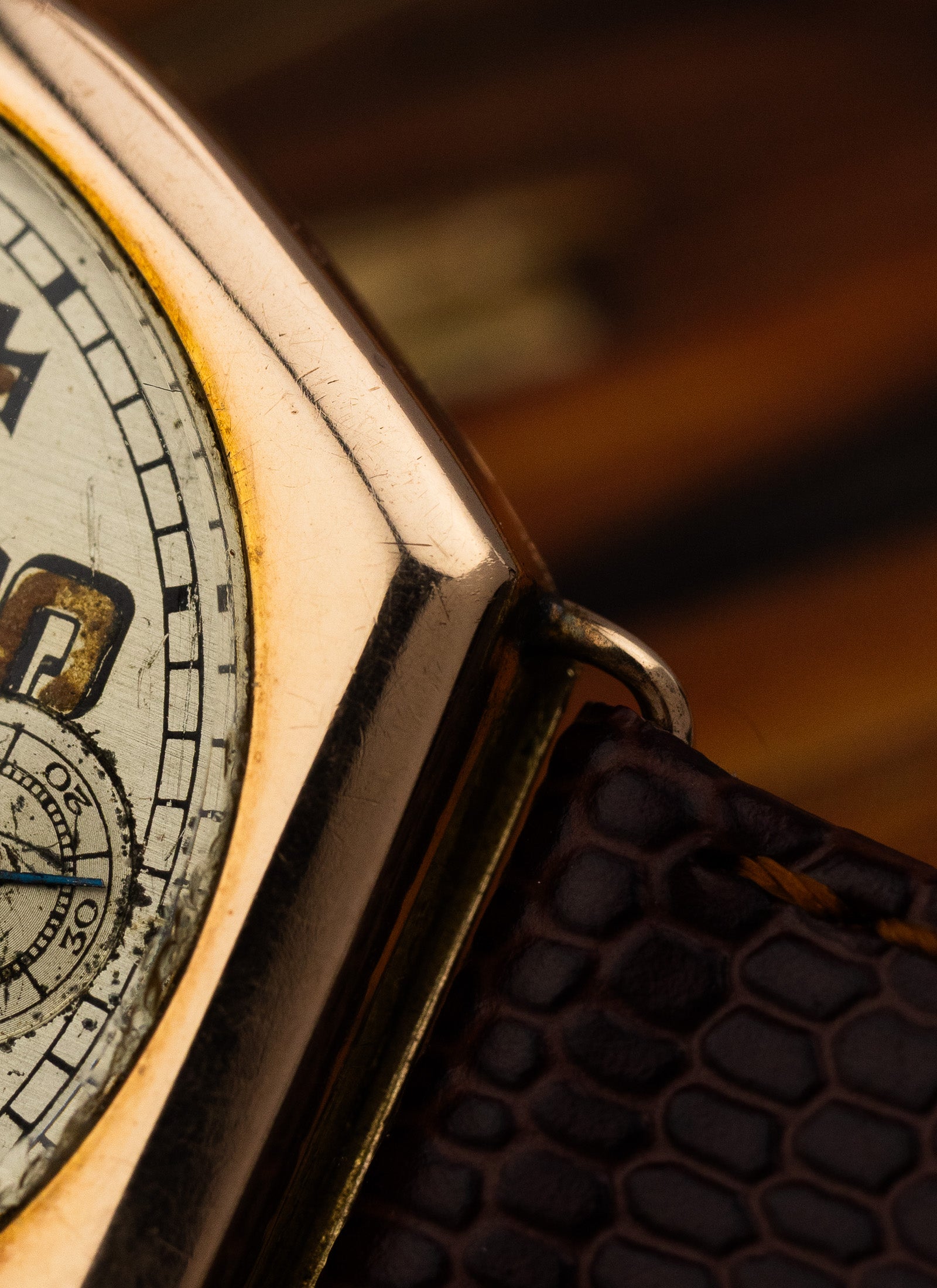 1933 9K Rolex Trench Radium Dial