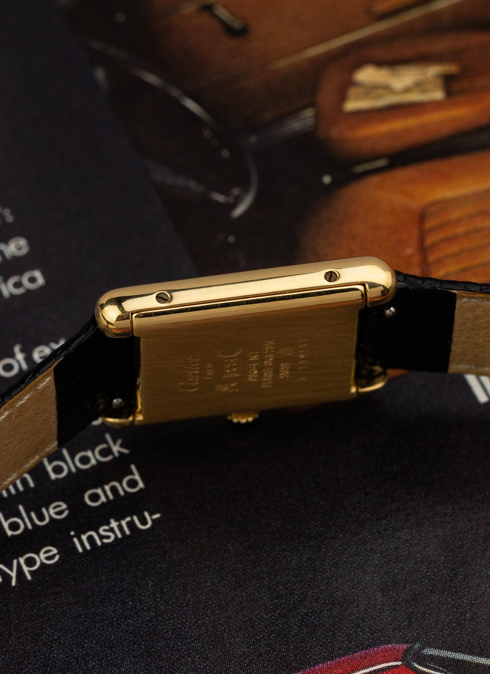 1980s Cartier Must Tank Ivory Manual Winding Serviced