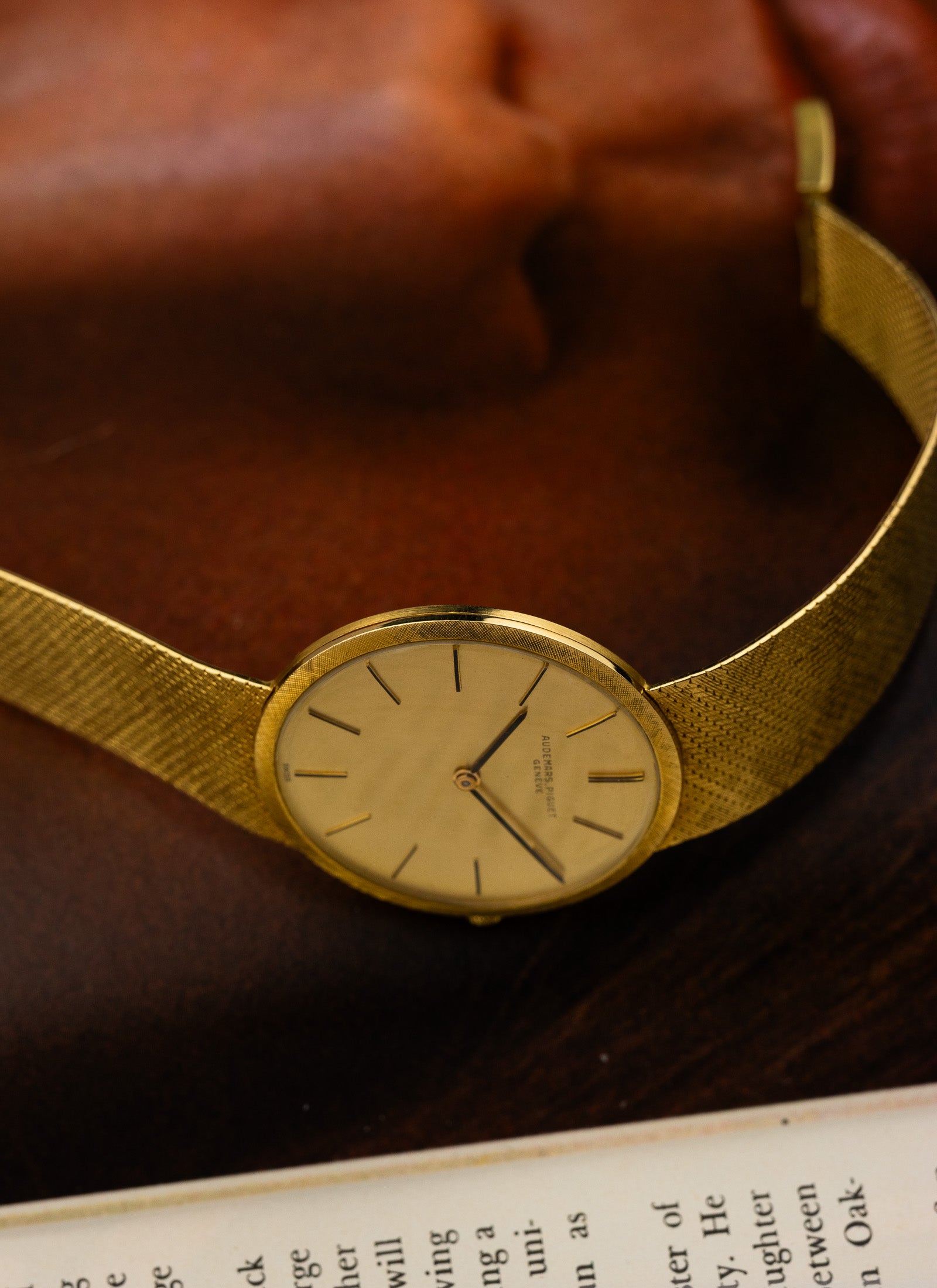 1960s Audemars Piguet Integrated Gold Dresswatch Ultra Thin