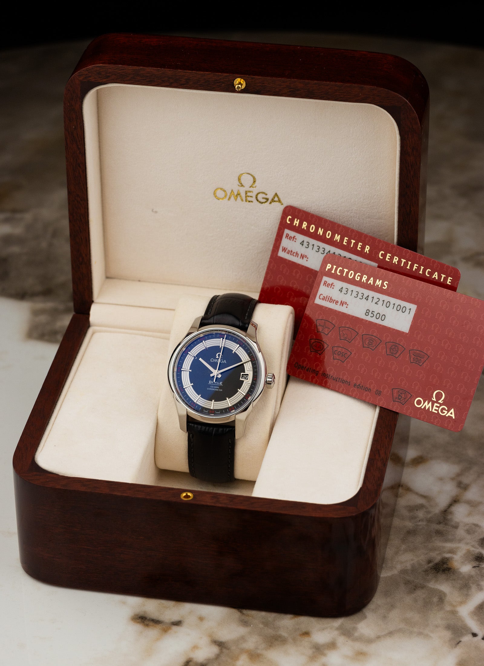 Omega De Ville Hour Vision Co-Axial Chronometer 431.33.41.21.01.001 | 41 mm | Box & Chronometer Certificate