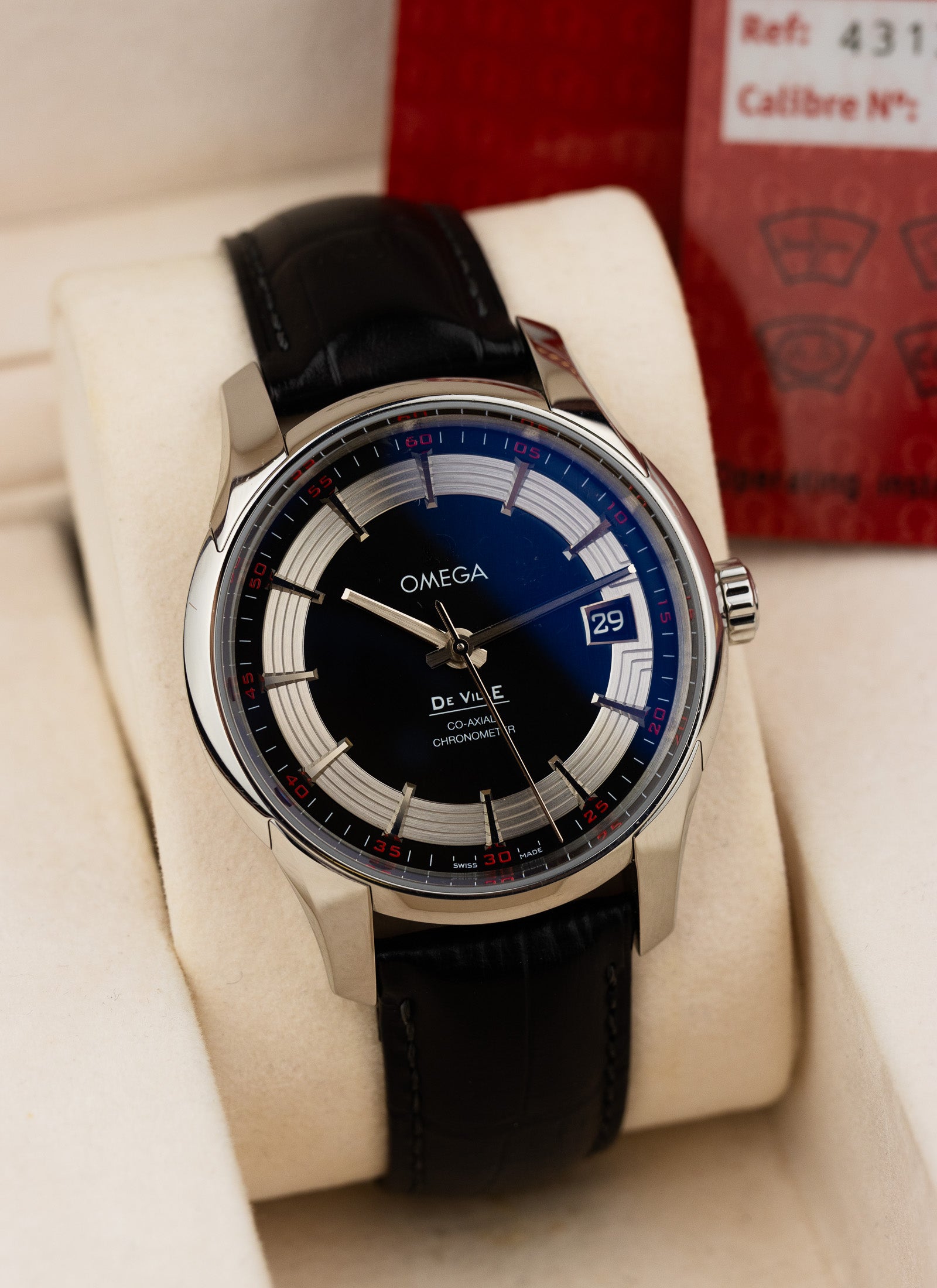 Omega De Ville Hour Vision Co-Axial Chronometer 431.33.41.21.01.001 | 41 mm | Box & Chronometer Certificate