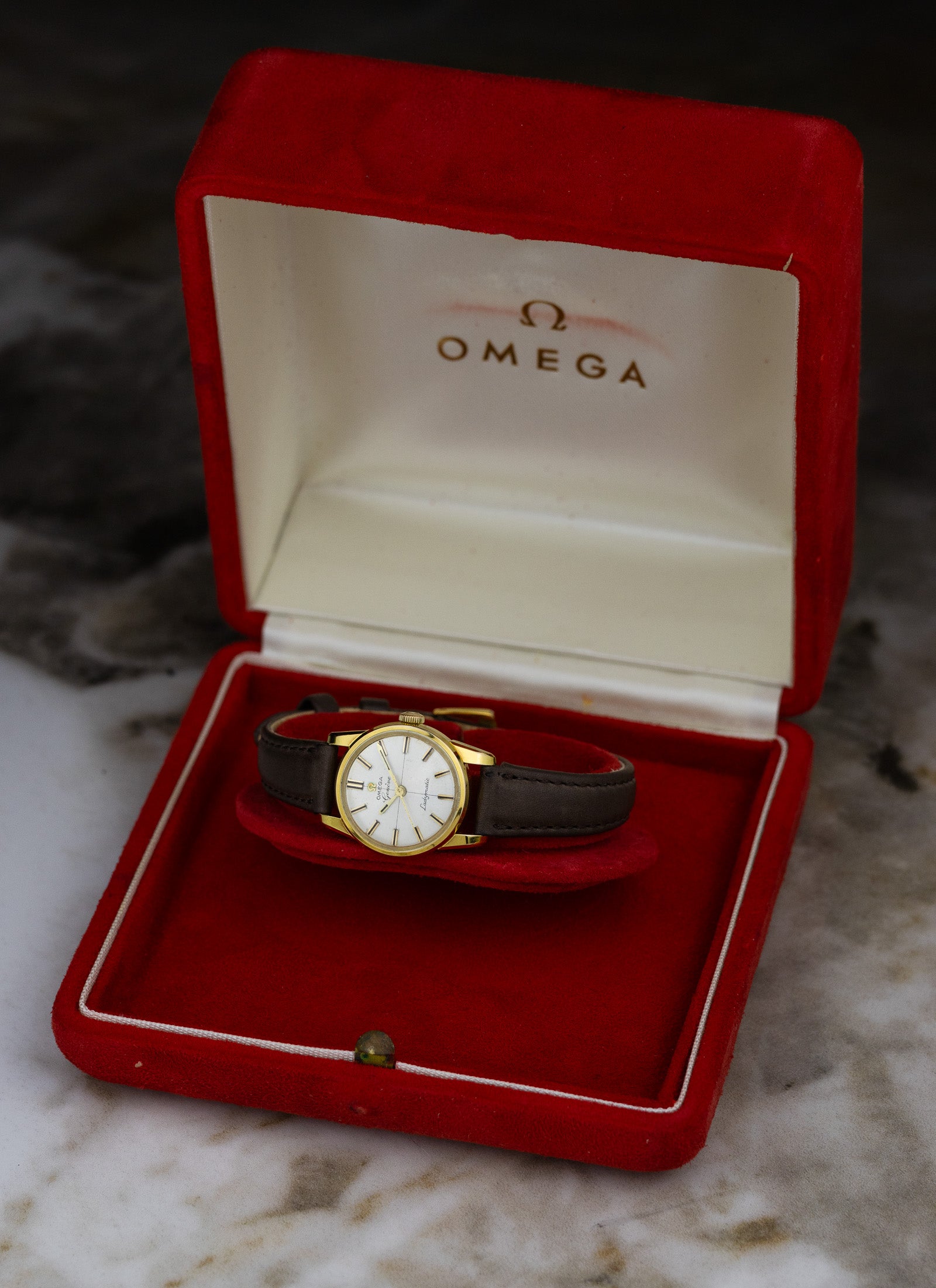 1962 Lady Omega Geneve Ladymatic 2978-61-SC cal. 455 Serviced Box