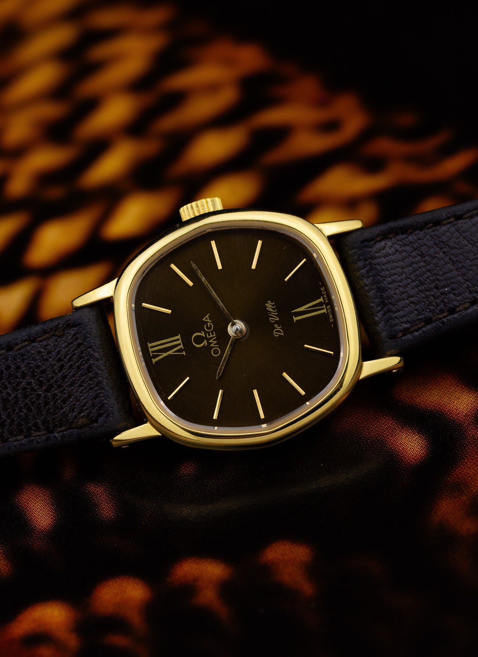1979 Lady Omega De Ville Chocolate Dial 511.0559 cal. 625 Serviced Box