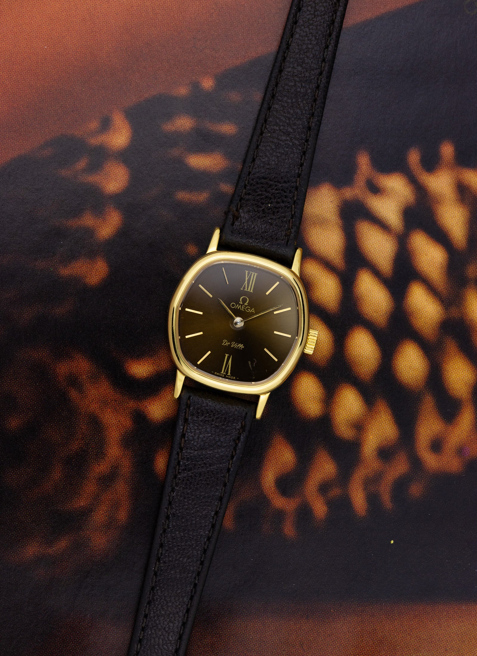 1979 Lady Omega De Ville Chocolate Dial 511.0559 cal. 625 Serviced Box