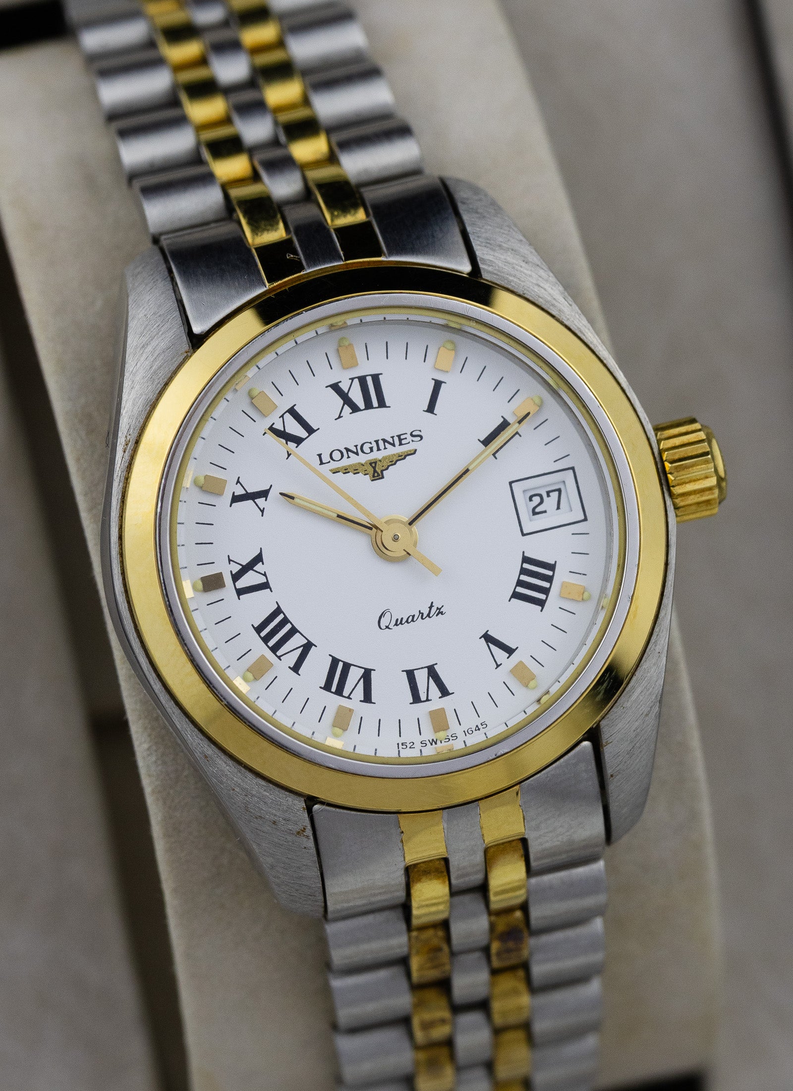 1990s Lady Longines "Datejust" 1645 8 152 cal. L152.4 Box