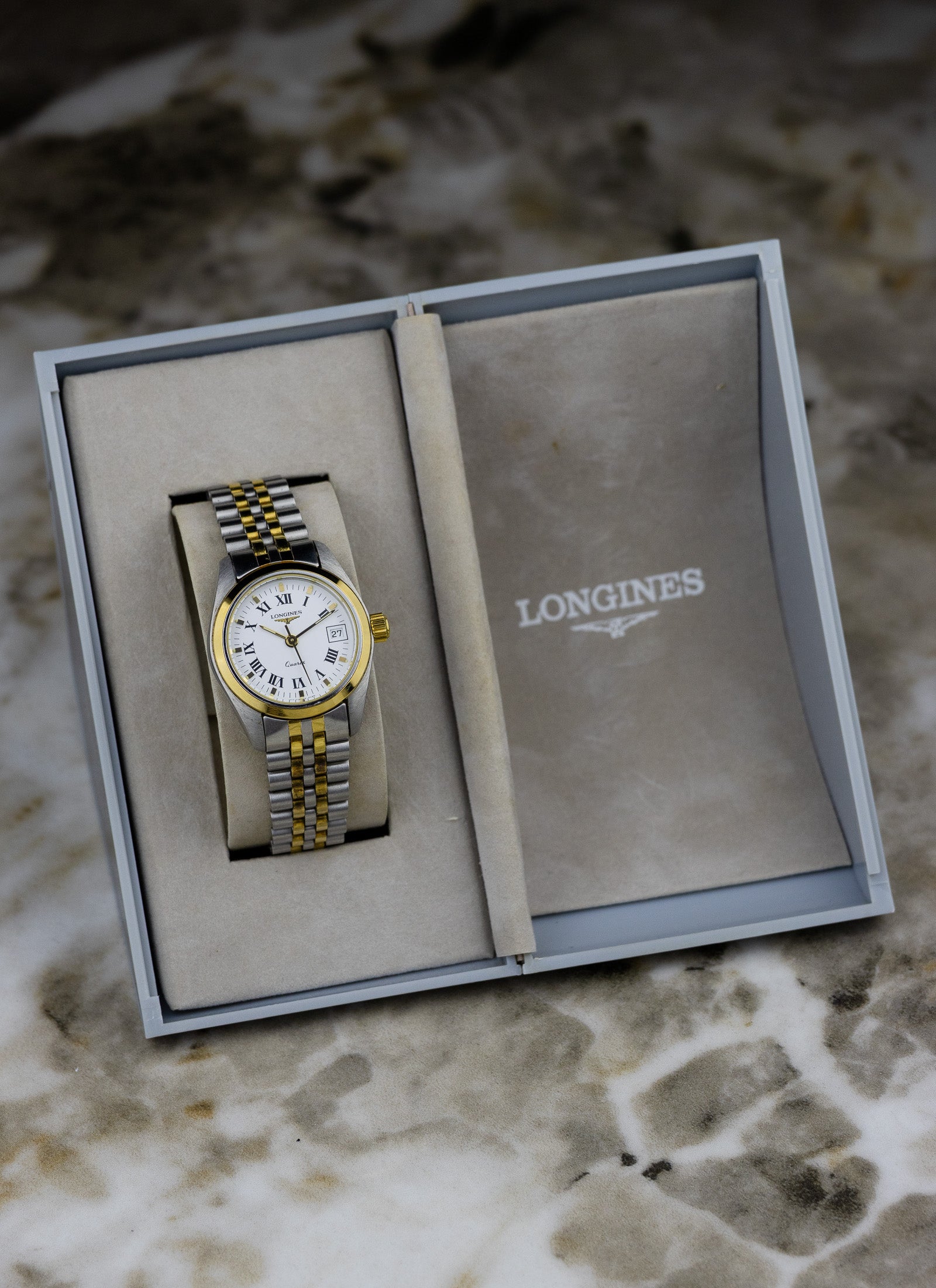 1990s Lady Longines "Datejust" 1645 8 152 cal. L152.4 Box