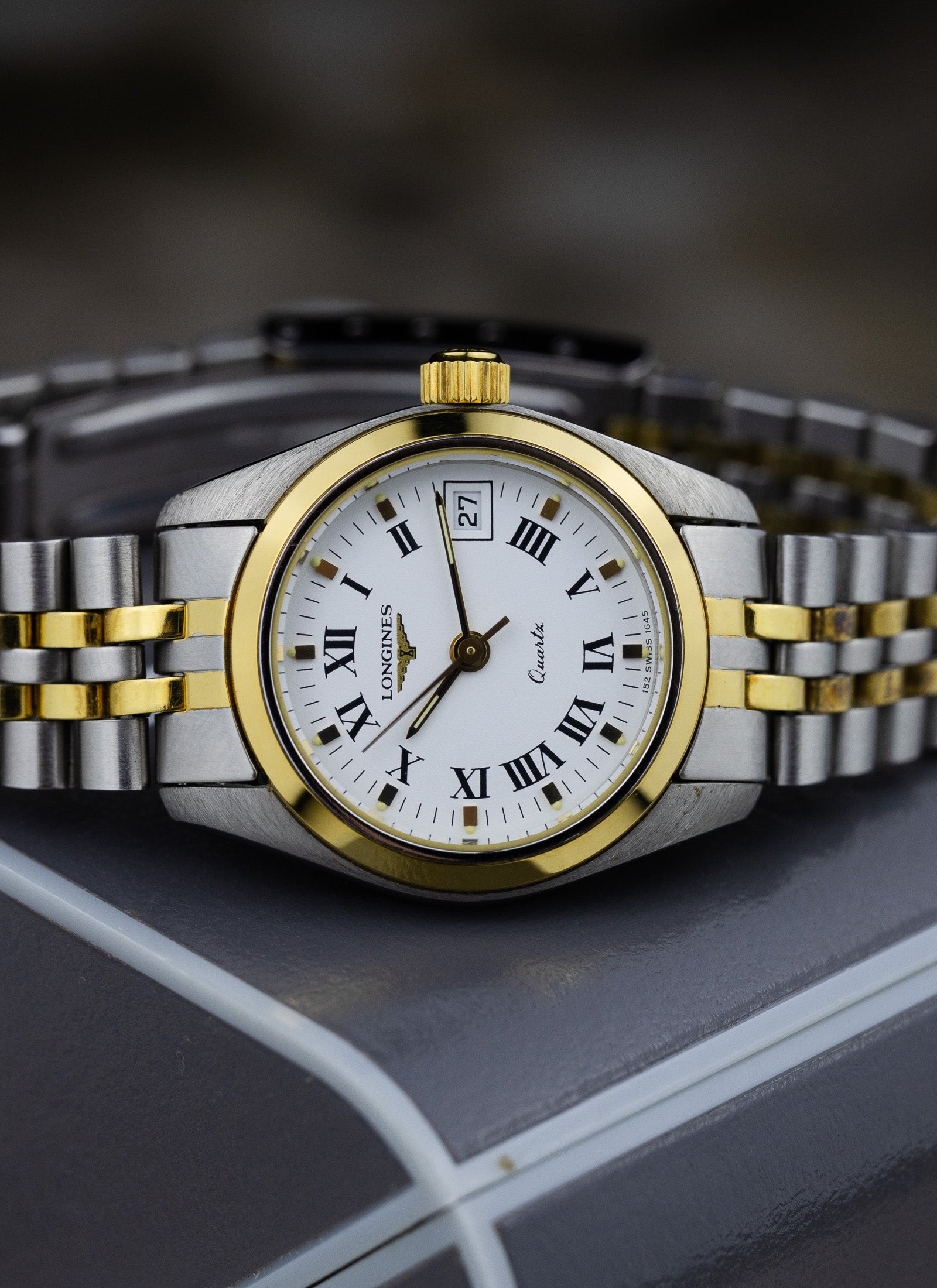 1990s Lady Longines "Datejust" 1645 8 152 cal. L152.4 Box