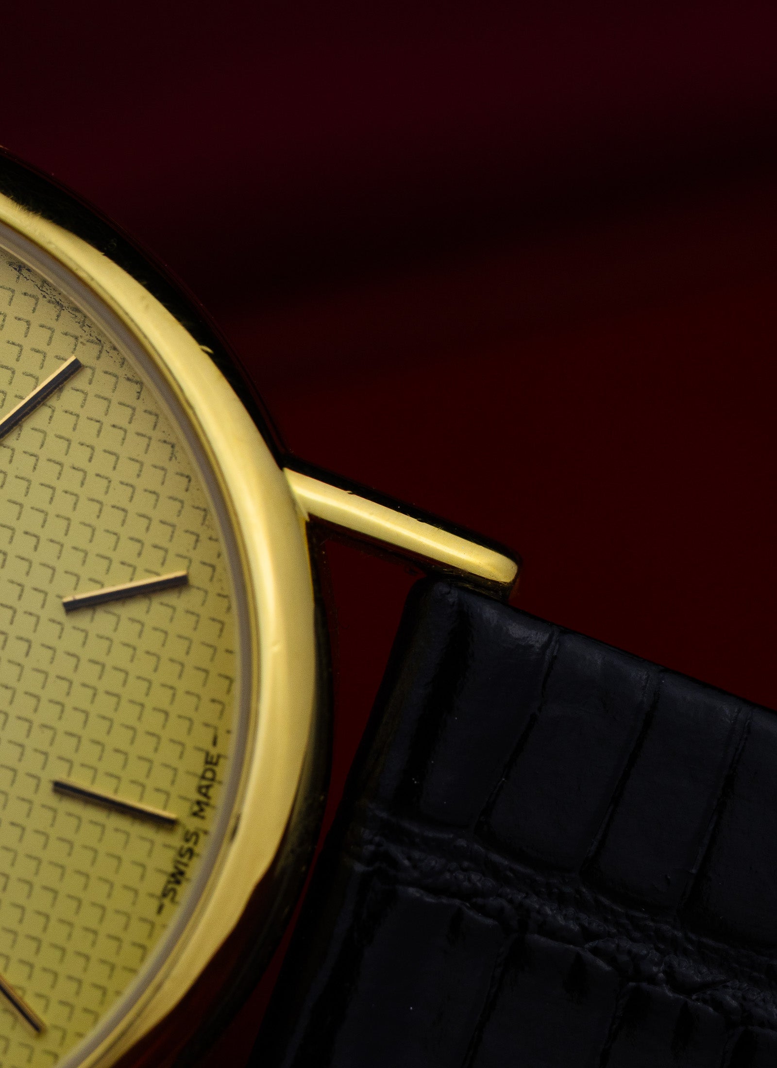 1980s Omega De Ville Waffle Dial 191.0092 cal. 1351 Box