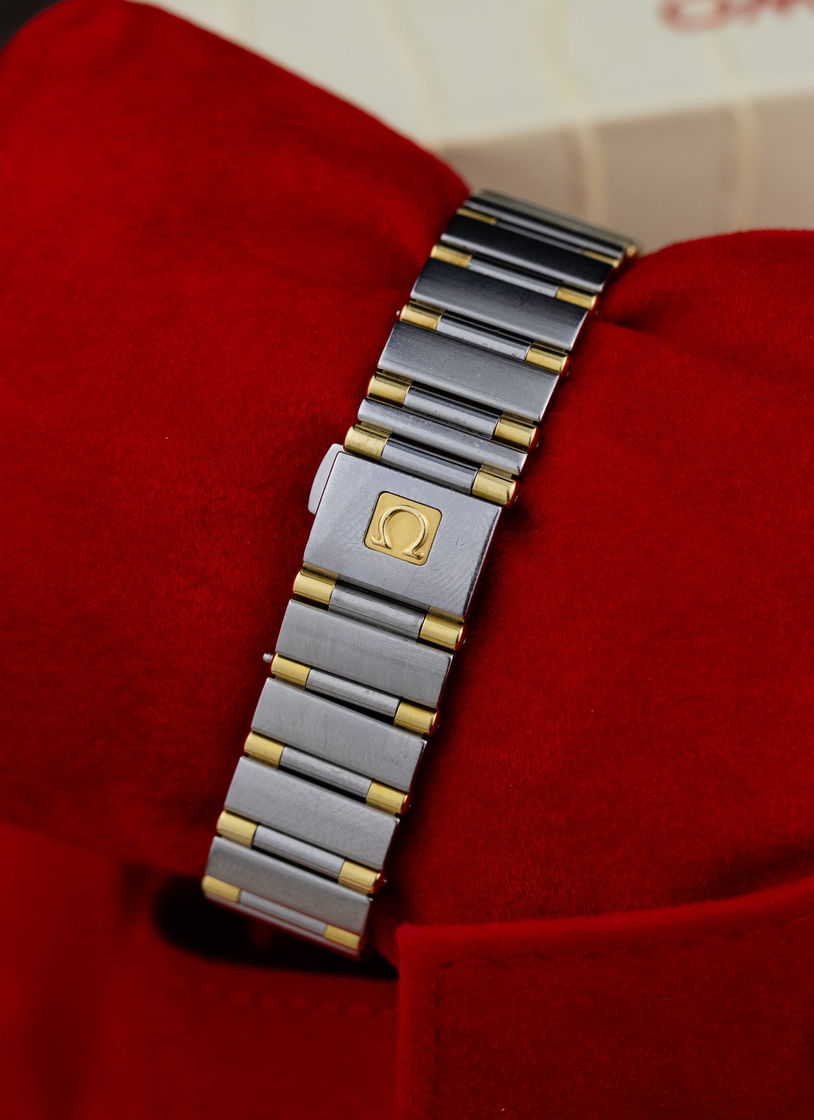 1998 Lady Omega Constellation Bicolor MOP Dial 795.1203 cal. 1456 Box