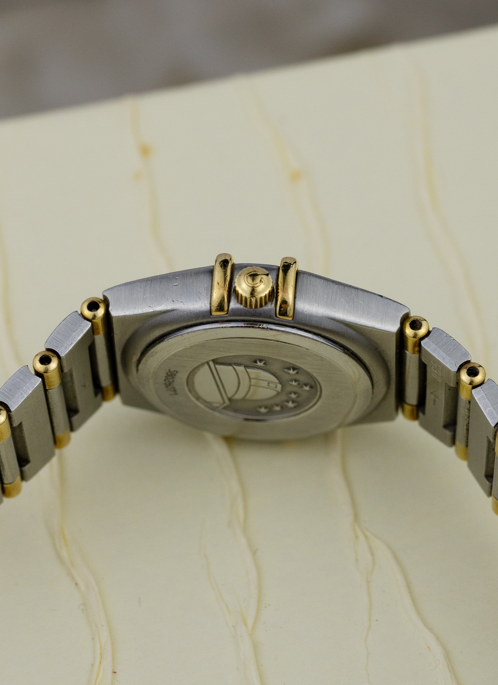 1998 Lady Omega Constellation Bicolor MOP Dial 795.1203 cal. 1456 Box