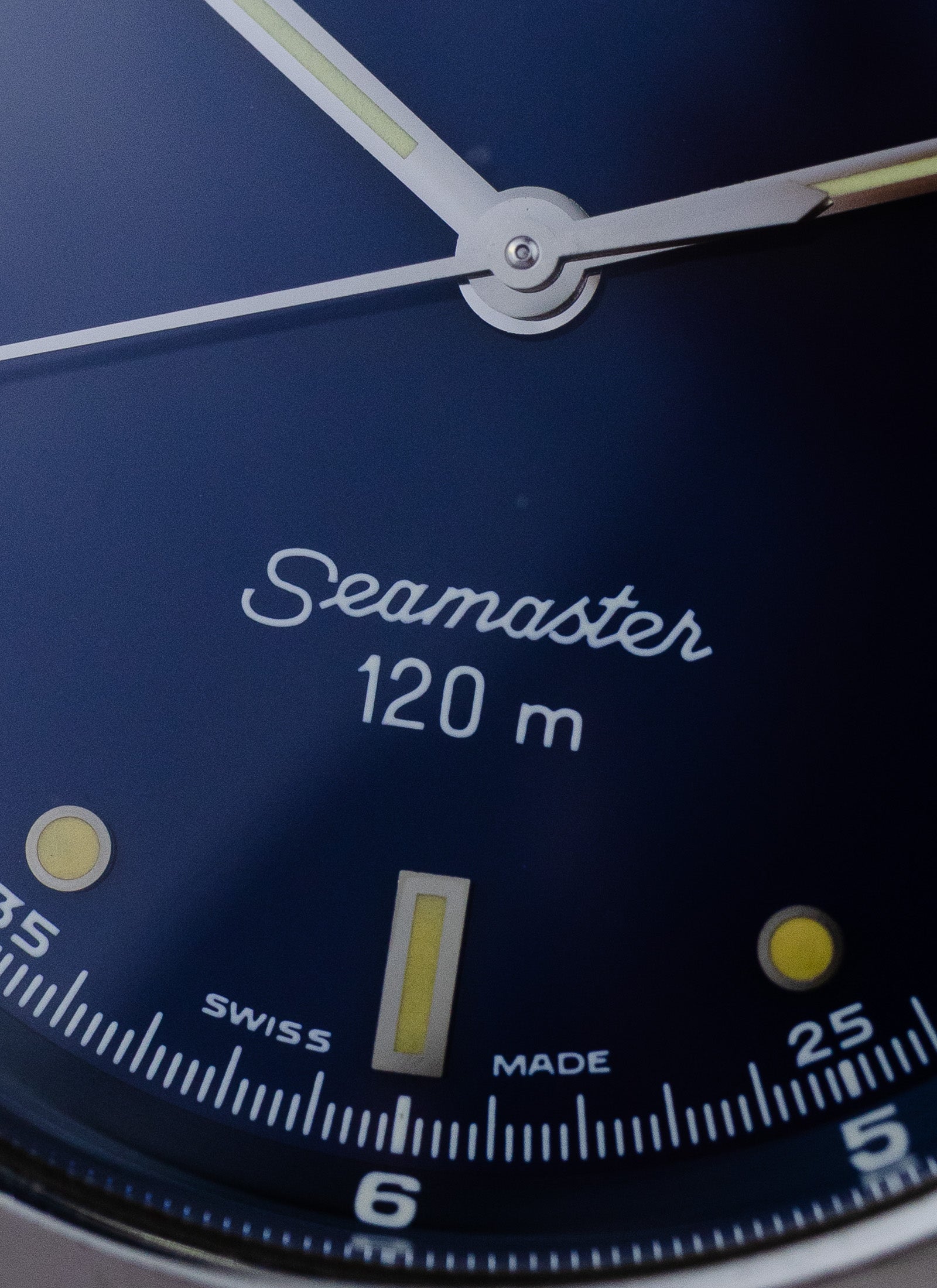 1993 Omega Seamaster 120m Navy Dial 196.1501 cal. 1487 Box