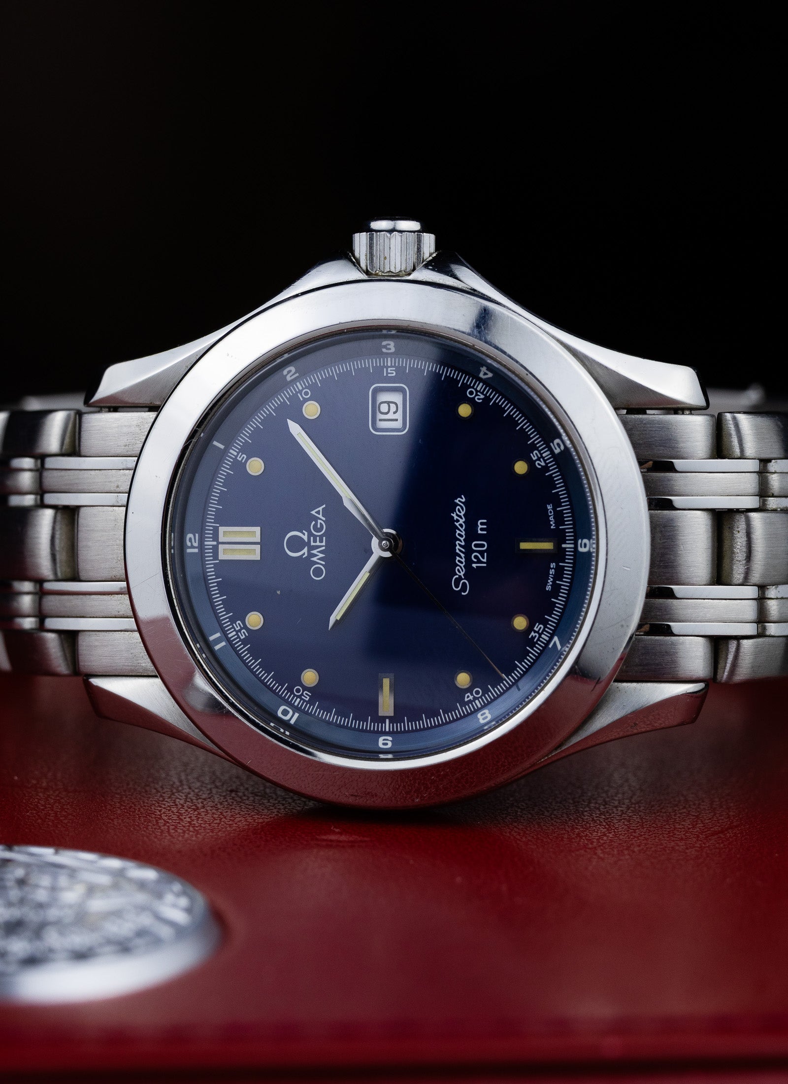 1993 Omega Seamaster 120m Navy Dial 196.1501 cal. 1487 Box