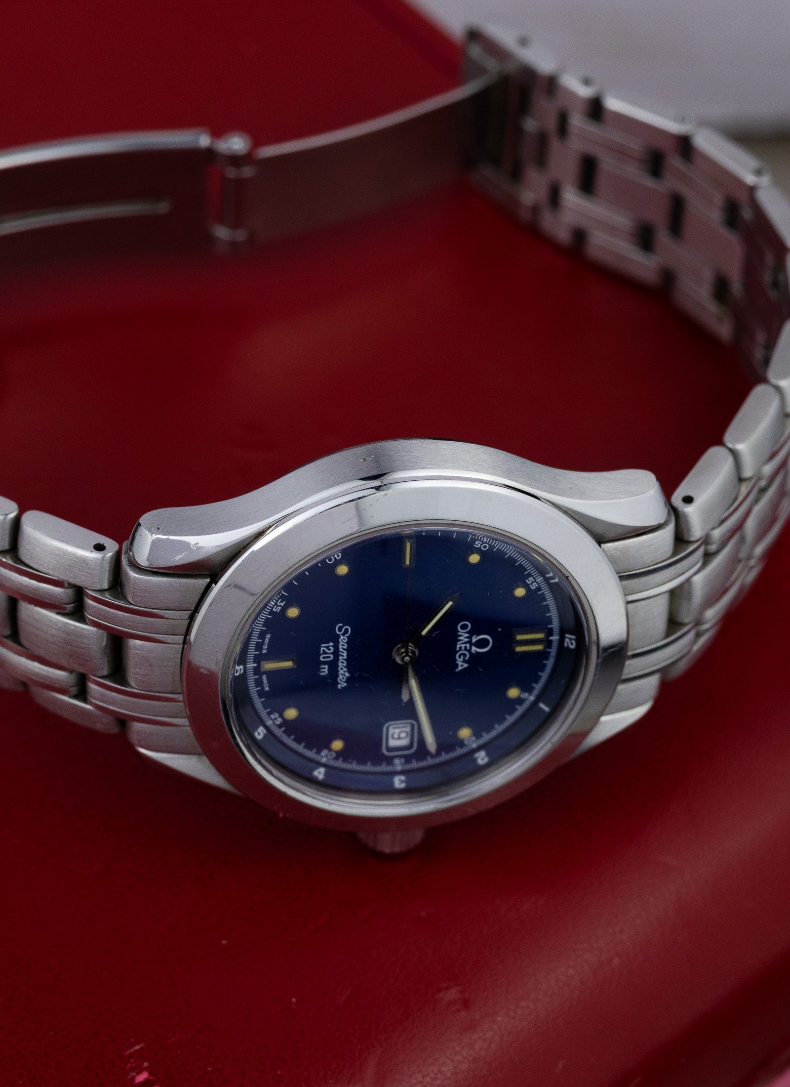 1993 Omega Seamaster 120m Navy Dial 196.1501 cal. 1487 Box