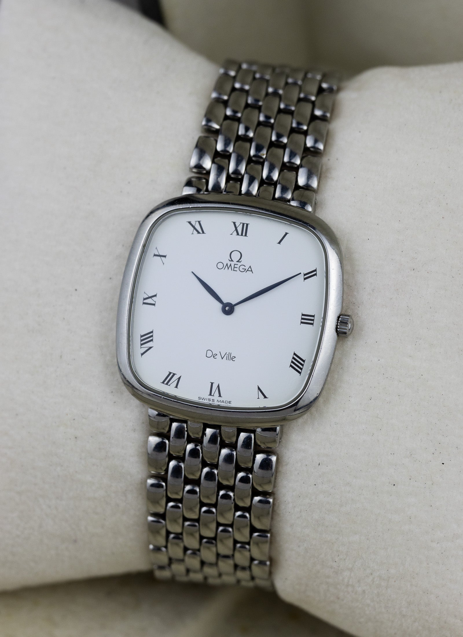 1993 Omega De Ville Square Roman Dial 395.3378 cal. 1378 Box