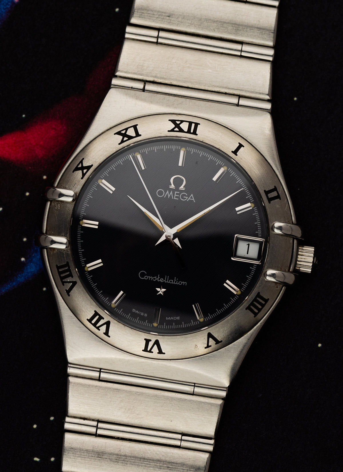 90s Omega Constellation Manhattan Grey Dial 1512.40 cal. 1532