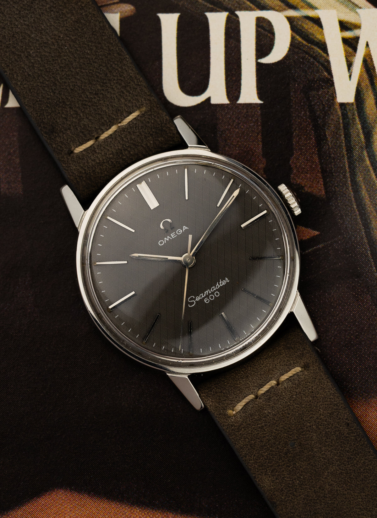 Omega Seamaster 600 135.011 cal. 601 Dark Grey Linen Dial Serviced