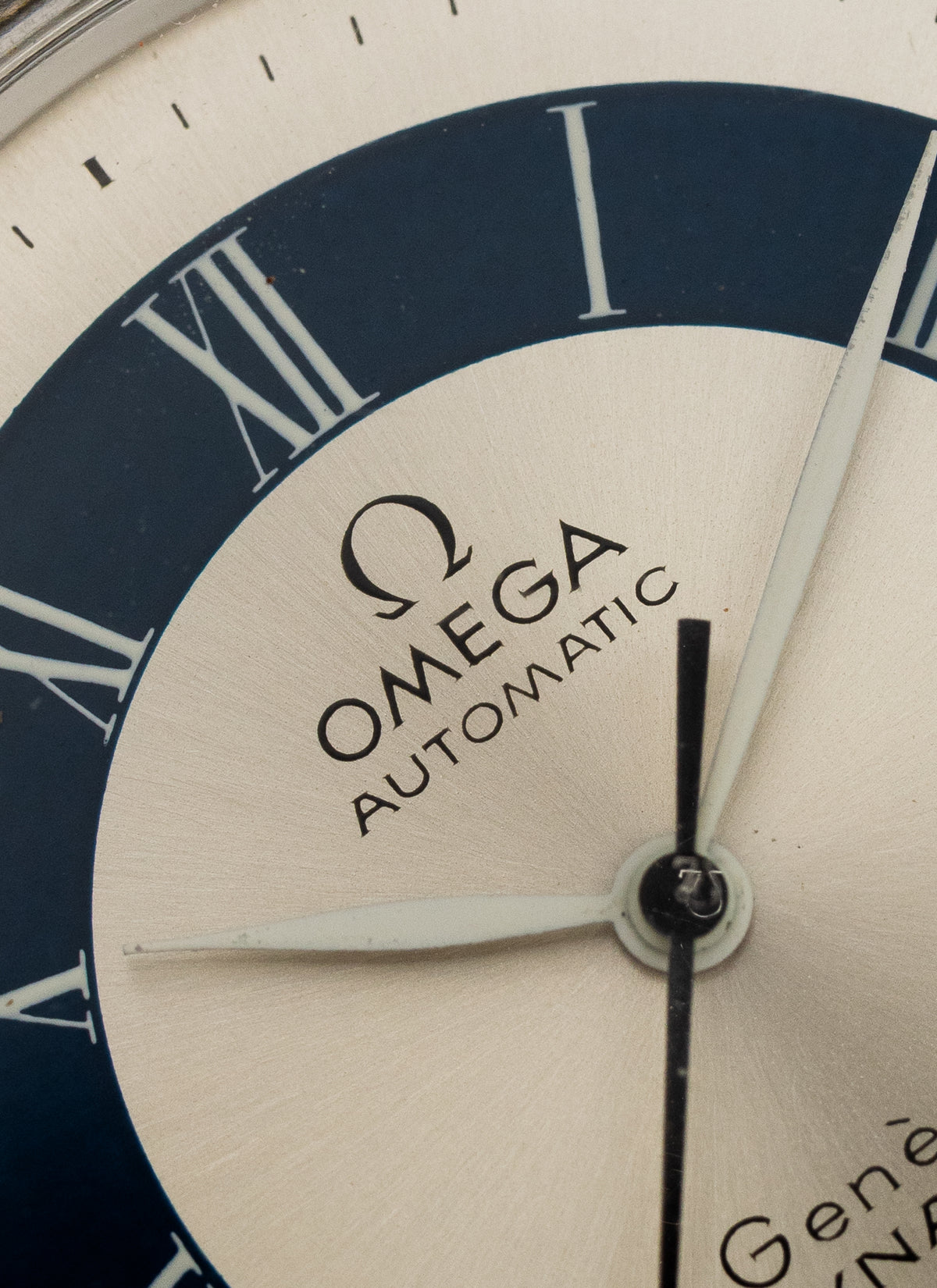 Omega Geneve Dynamic Two-Tone Roman Dial 166.107 cal. 1481 Serviced