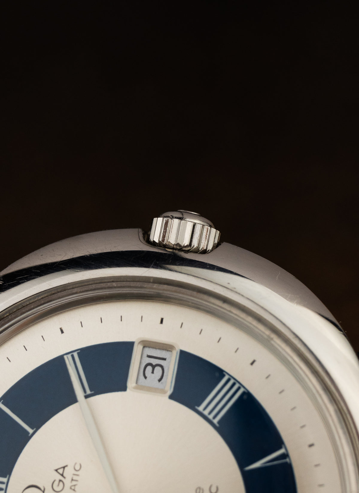 Omega Geneve Dynamic Two-Tone Roman Dial 166.107 cal. 1481 Serviced