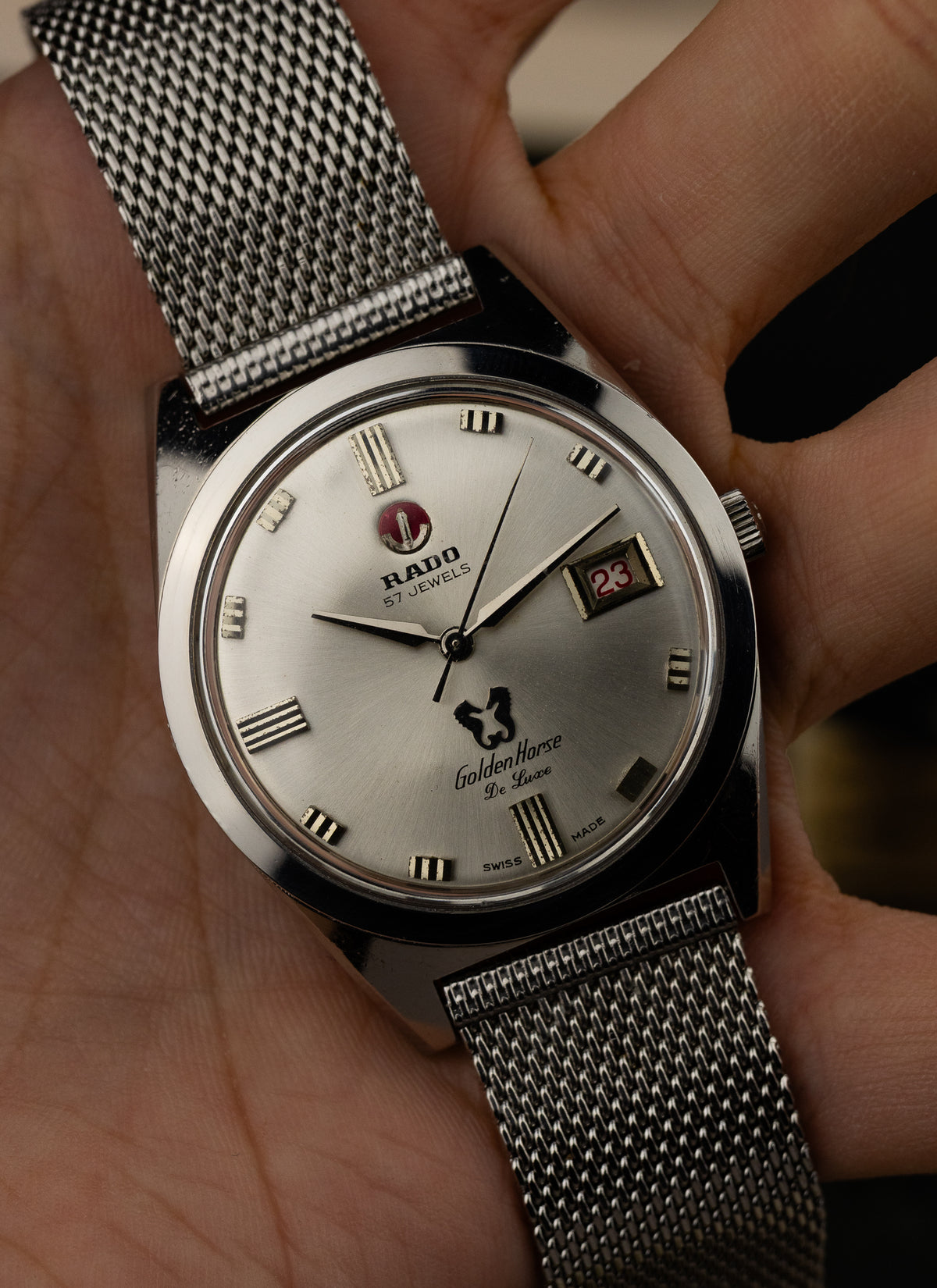 1970s Rado Golden Horse De Luxe 11804 Serviced