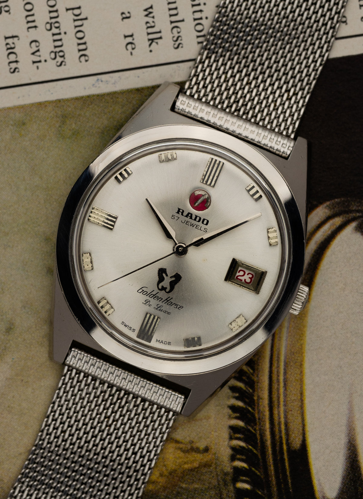 1970s Rado Golden Horse De Luxe 11804 Serviced