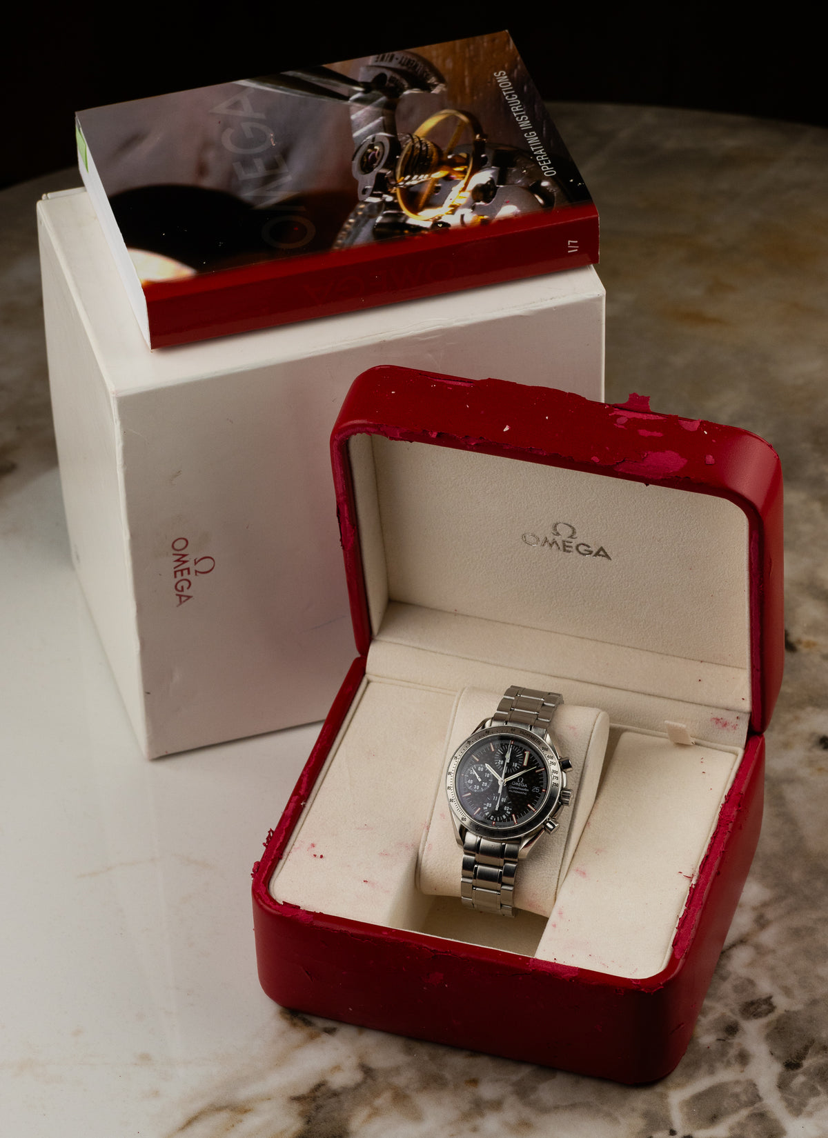 2001 Omega Speedmaster Racing Michael Schumacher Carbon 3519.50.00 cal. 1152 Serviced
