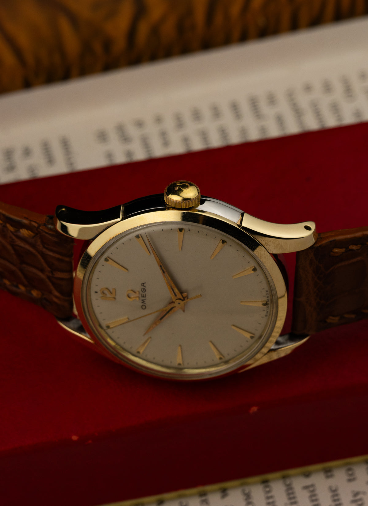 1952 Omega Gold Cap 2640-10SC cal. 283 Serviced Box