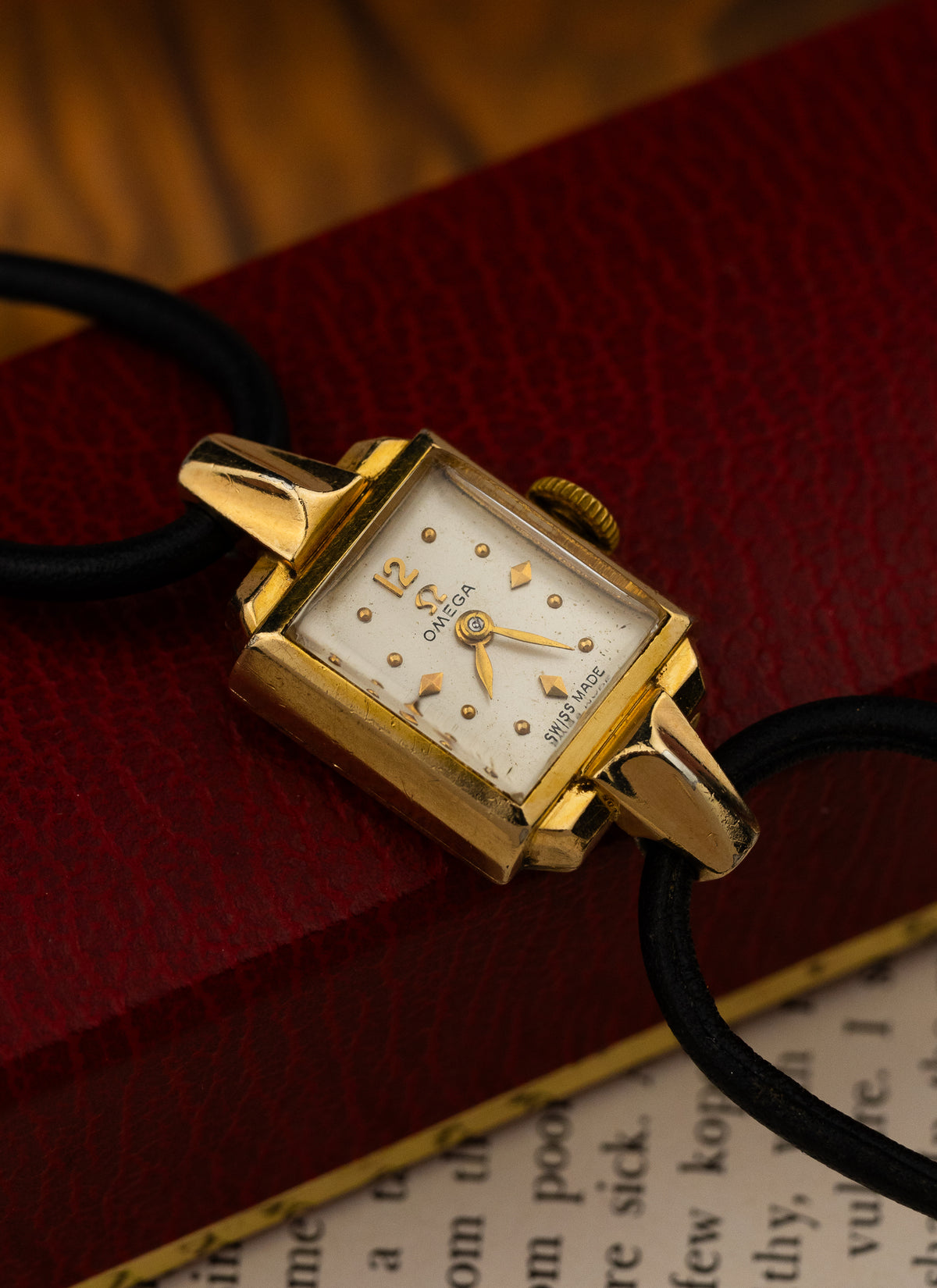 1950 Lady Omega Cocktail Watch C3906-5 cal. 244 Serviced Box