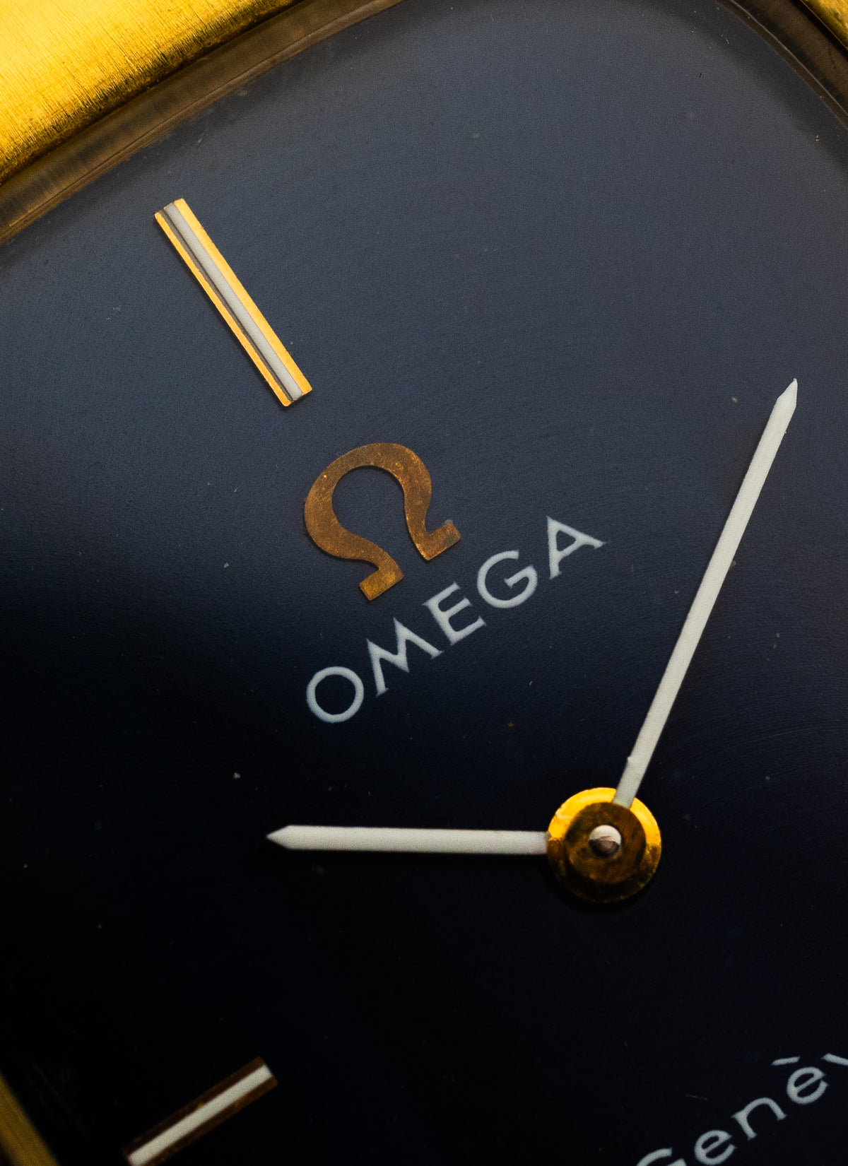 1974 Omega Geneve Navy Holo Dial 511.0469 cal. 625 Box