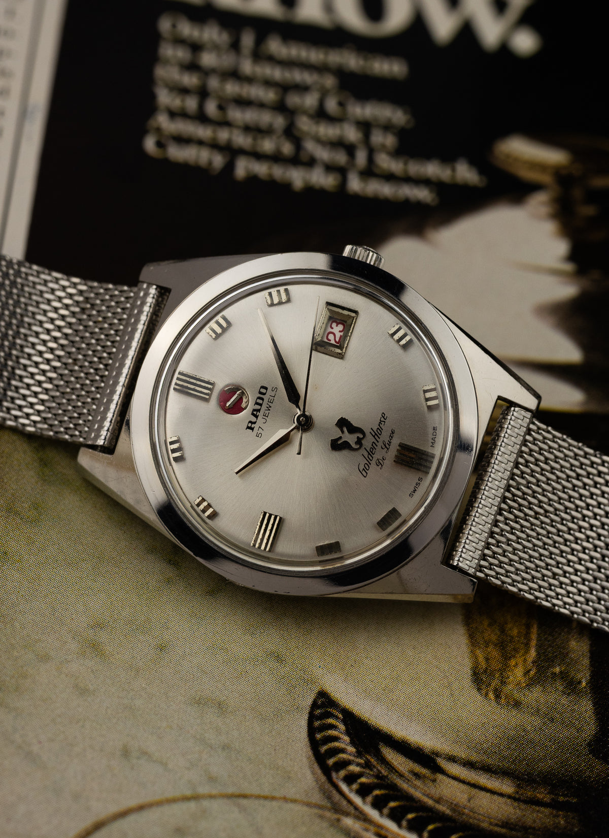 1970s Rado Golden Horse De Luxe 11804 Serviced