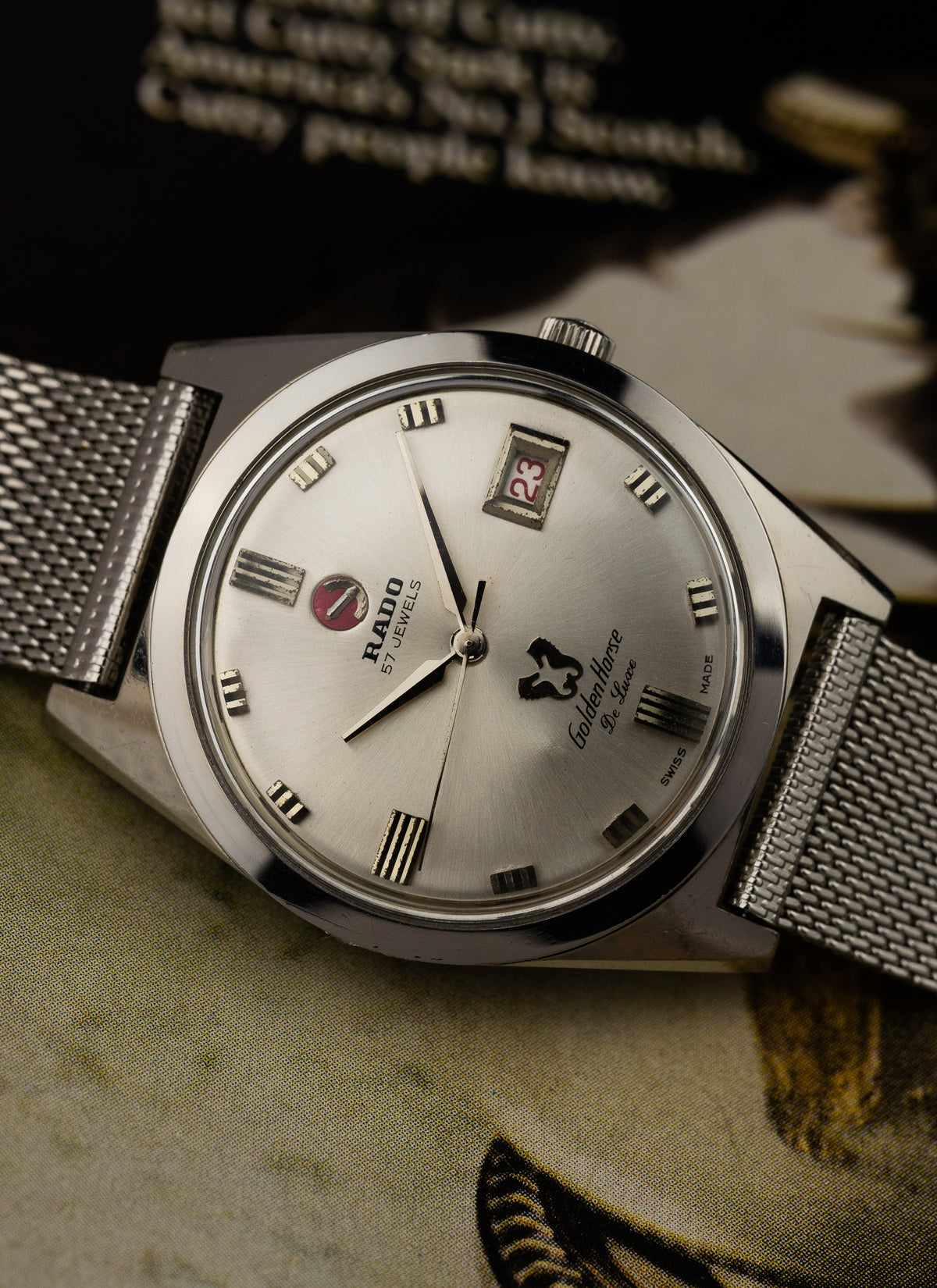 1970s Rado Golden Horse De Luxe 11804 Serviced