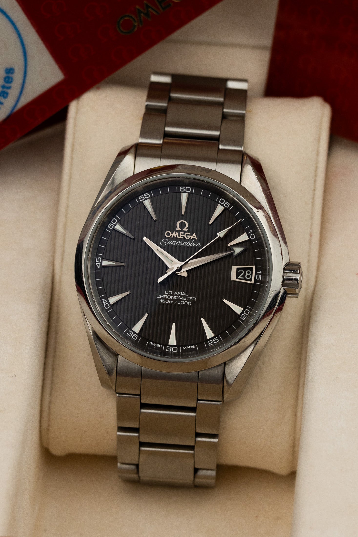 2012 Omega Seamaster Aqua Terra 231.10.39.21.06.001 cal. 8500 Box & Papers