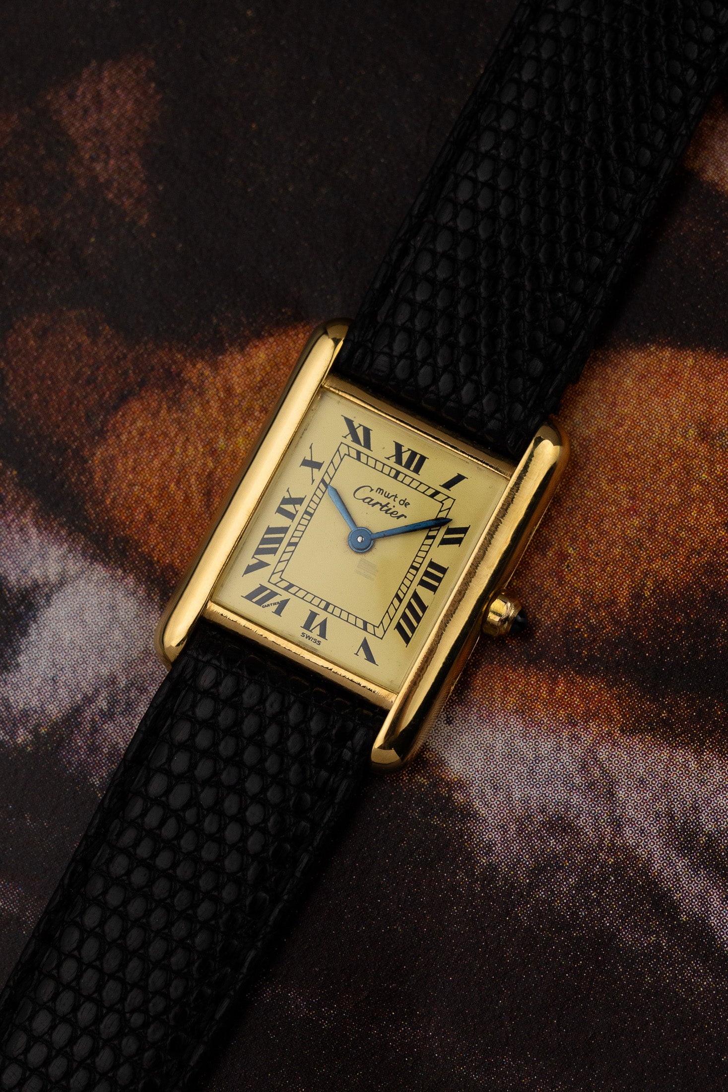 1990s Lady Must de Cartier Tank Ivory Roman Dial 2 66001
