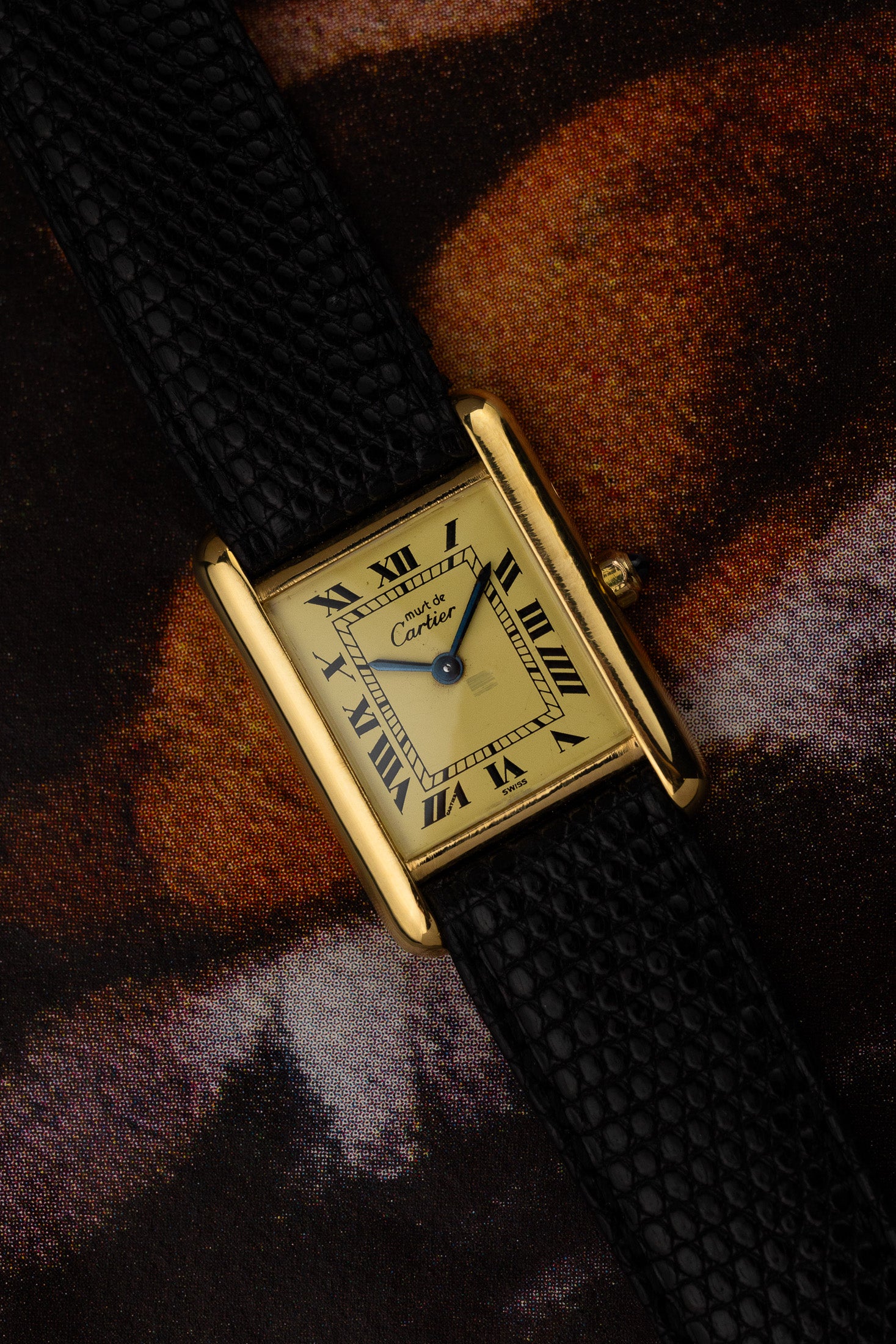 1990s Lady Must de Cartier Tank Ivory Roman Dial 2 66001