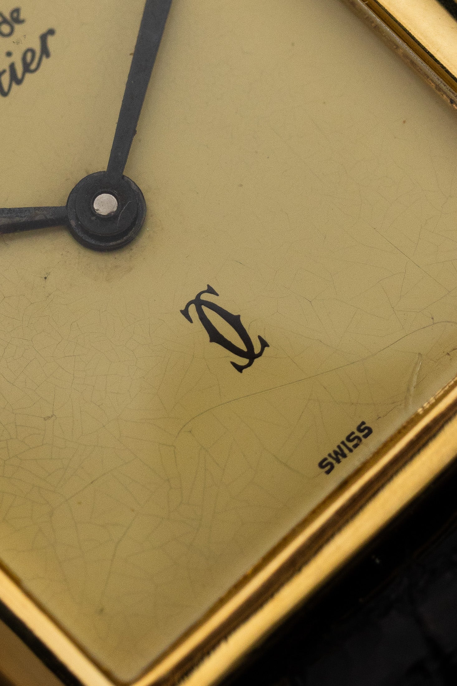 1980s Lady Must de Cartier Tank "Limoncello" Manual wind Serviced