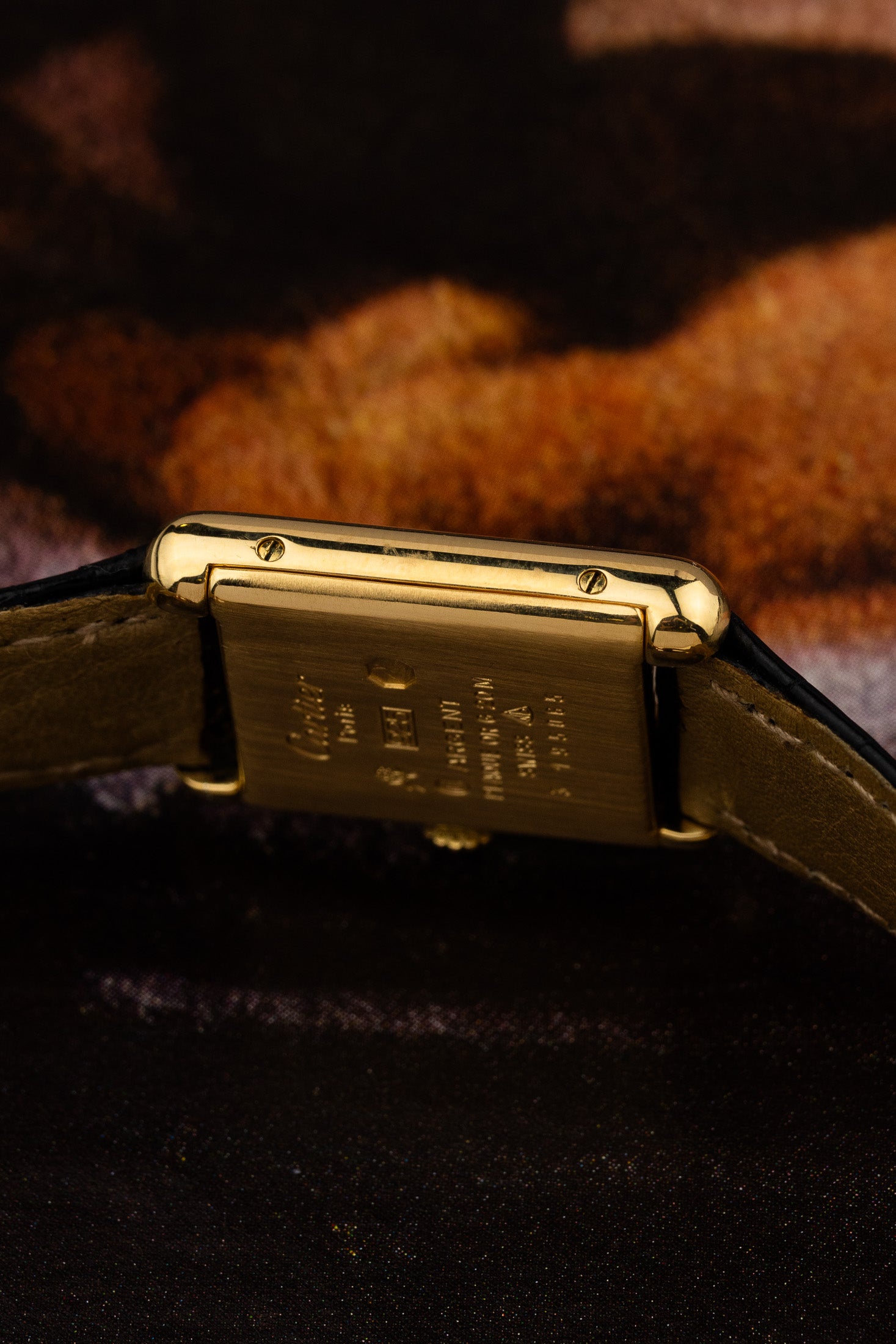 1980s Lady Must de Cartier Tank "Limoncello" Manual wind Serviced