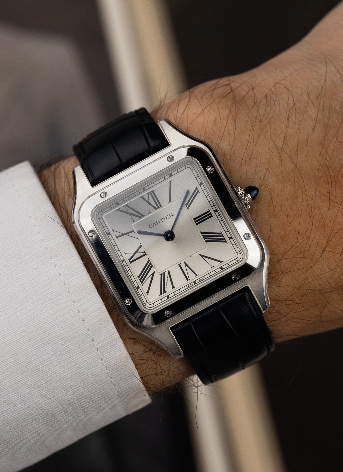 2025 Cartier Santos-Dumont LM WSSA0022/4240 Full Set NEW